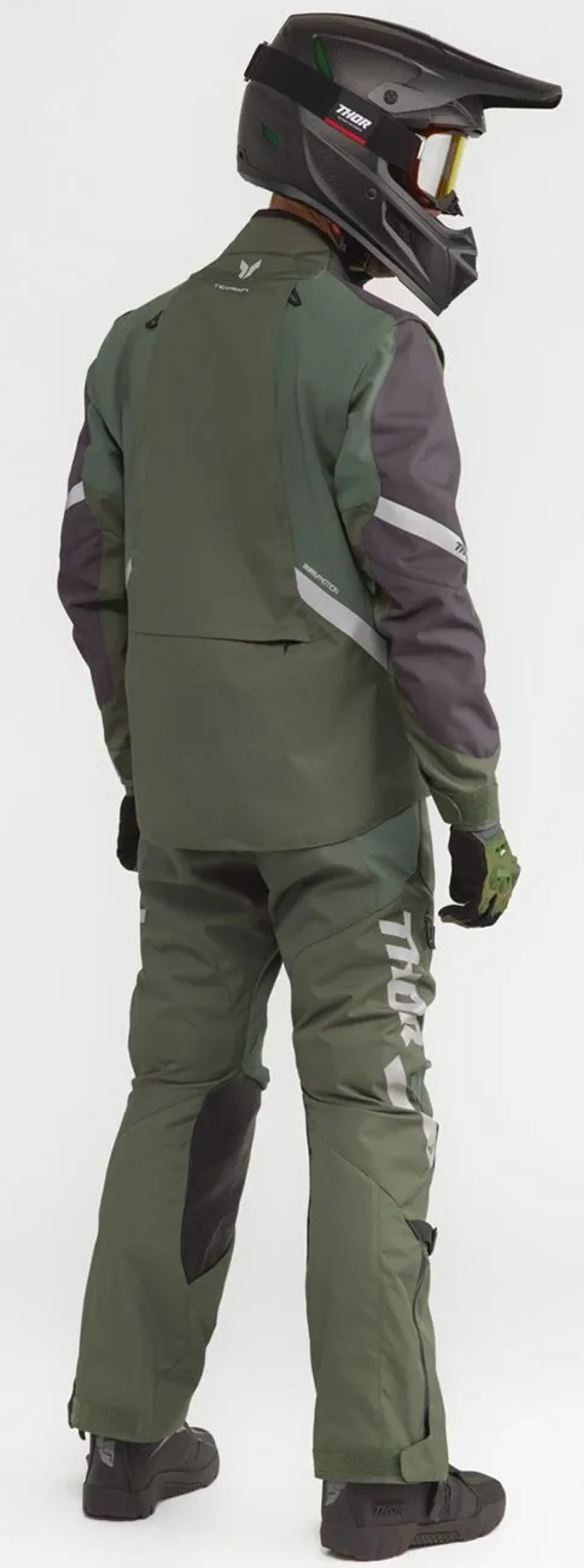 Thor terrain pant - over støvlen - army/charcoal - Thor