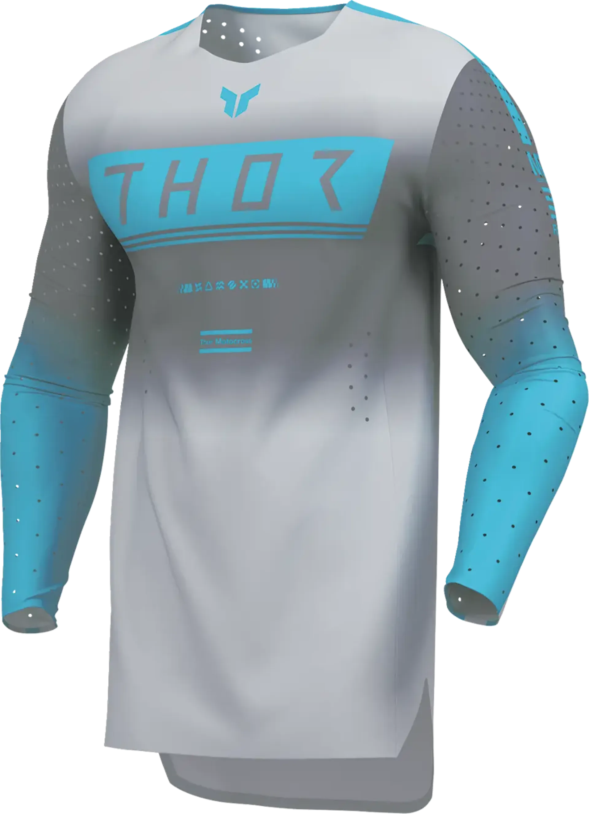 Thor Sportmode Jersey - Geo Charcoal/Gray - Thor