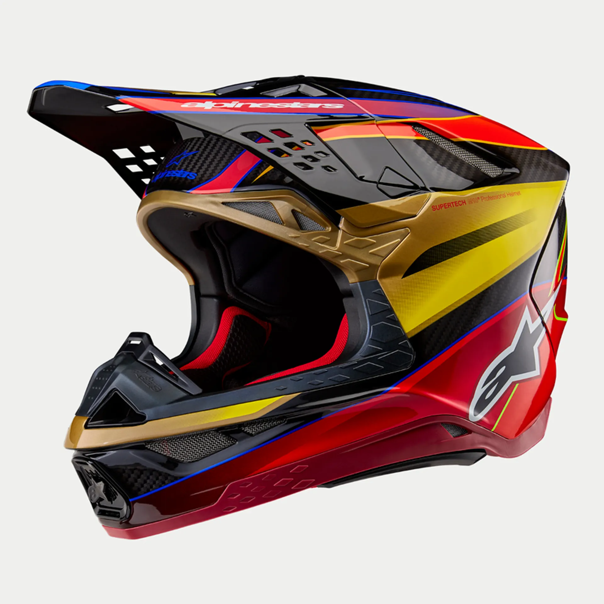 Alpinestars-hjelm S-M10 ERA Gold - Alpinestars - Motocross Parts