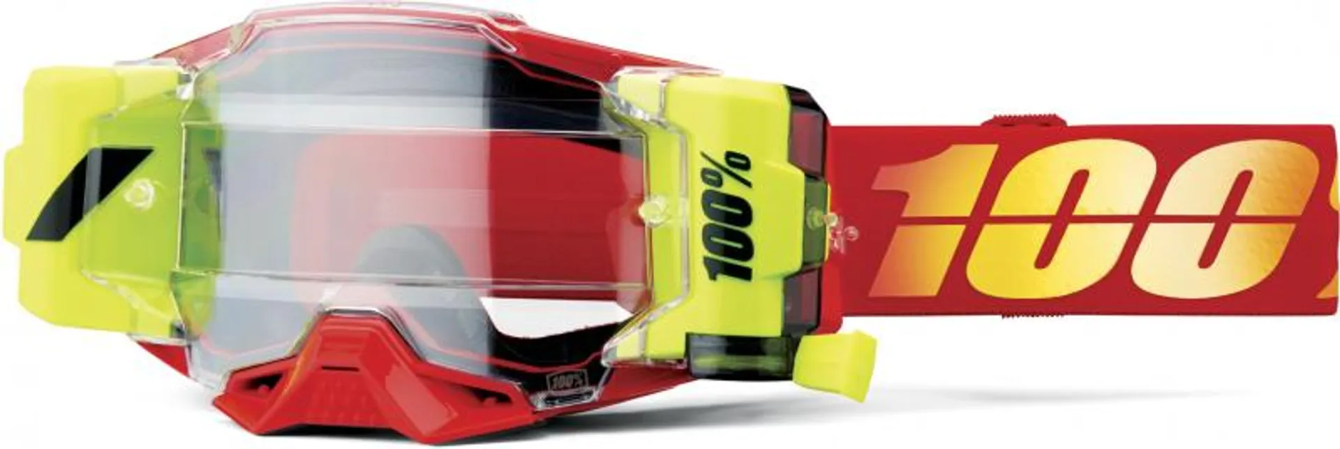 100% ARMEGA ForeCast Red / CLEAR - 100% - Motocross Parts