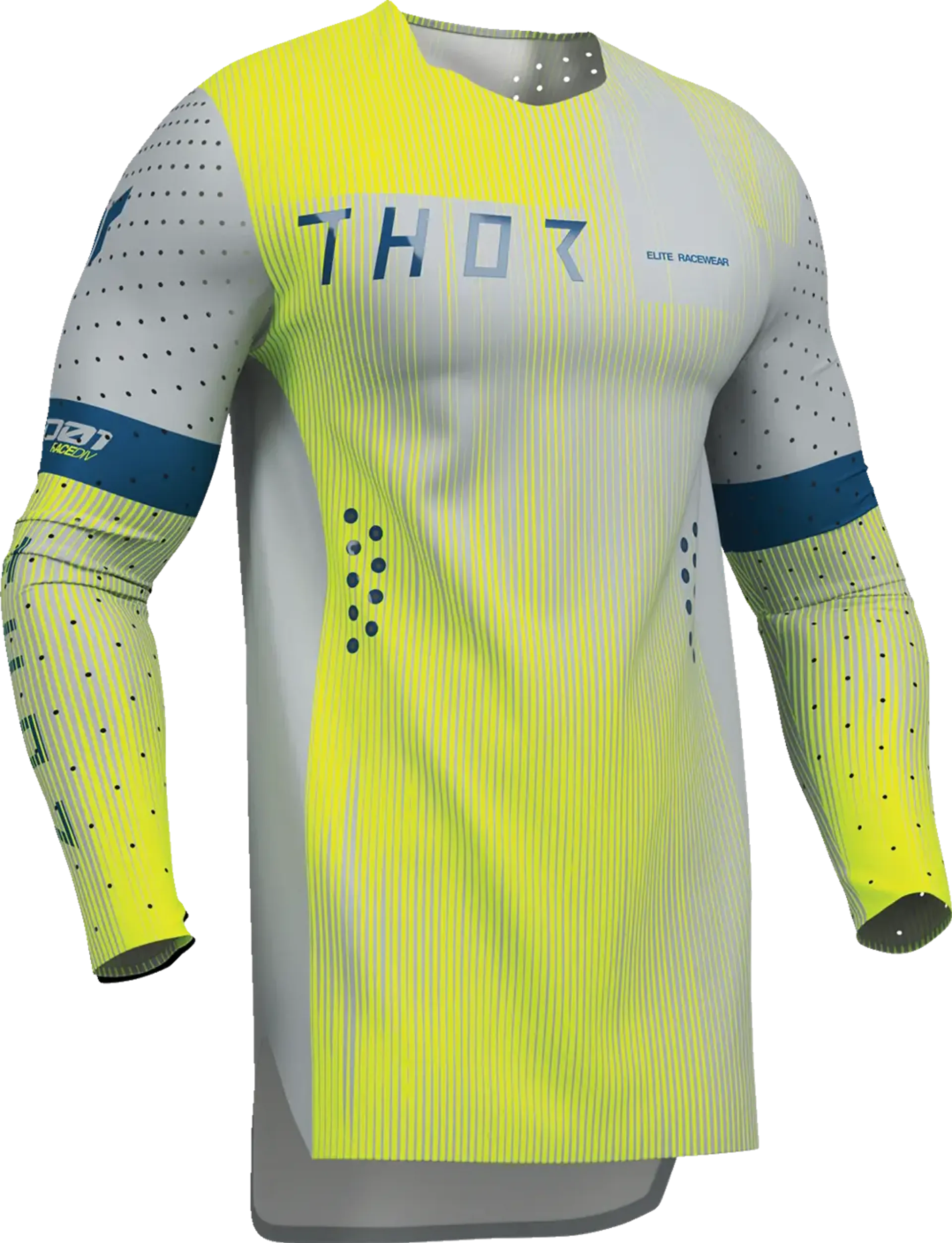 Thor Sportmode Jersey - Vanish Gray/Deep Blue - Thor - Motocross Parts