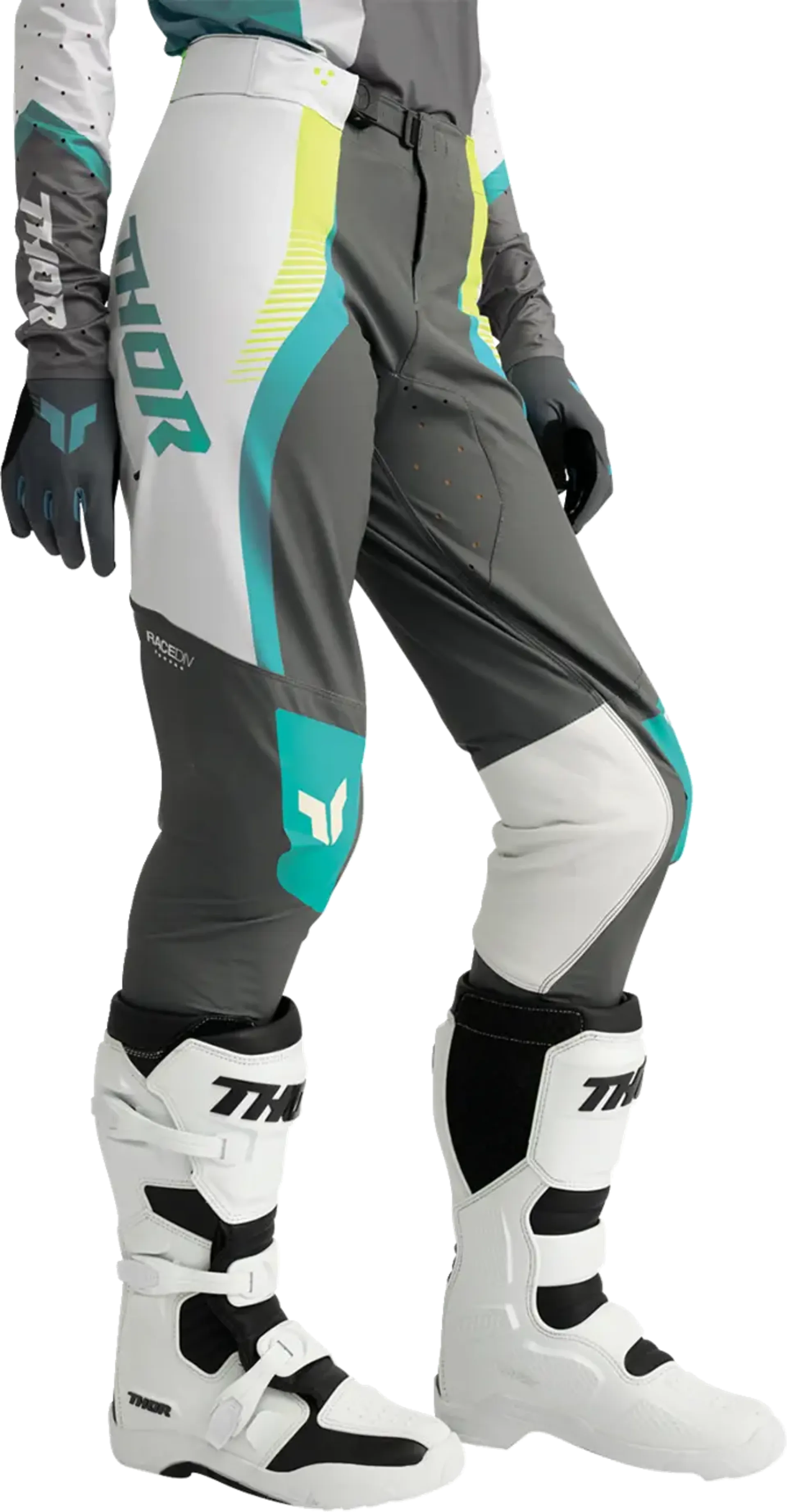 Thor Sportmode Pant til kvinder - Velocity Gray/Aqua - Thor