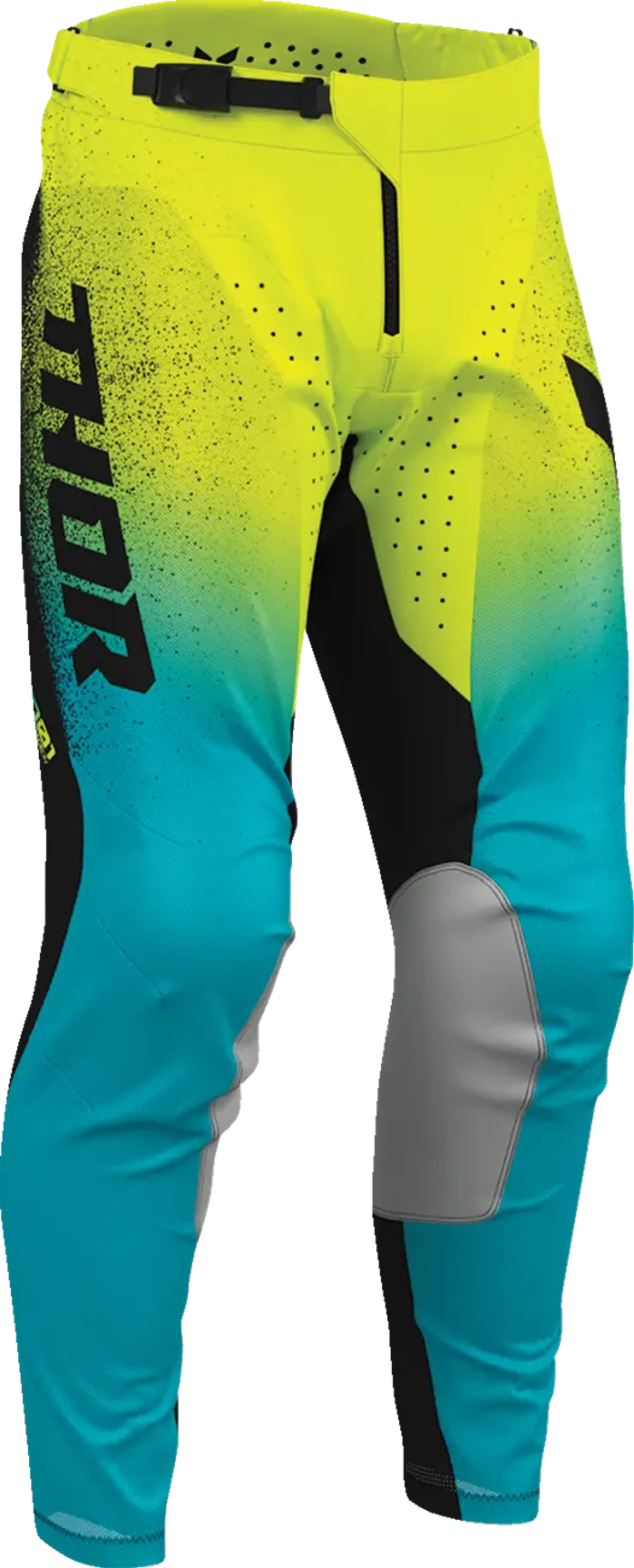 Thor Launchmode Air Pant - Darkside Black/Acid - Thor - Motocross Parts