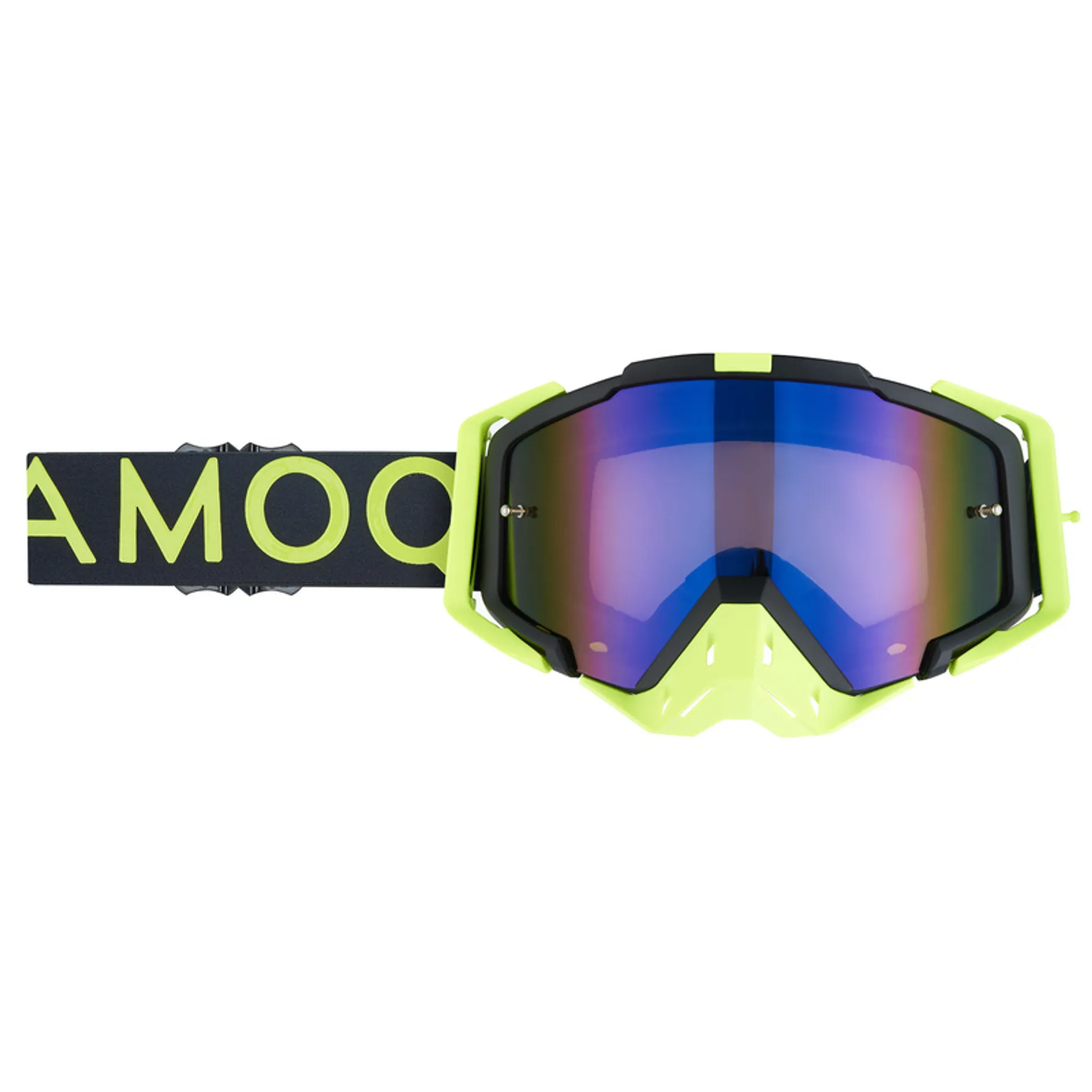 AMOQ Aster MX Briller Sort-HiVis - AMOQ - Motocross Parts