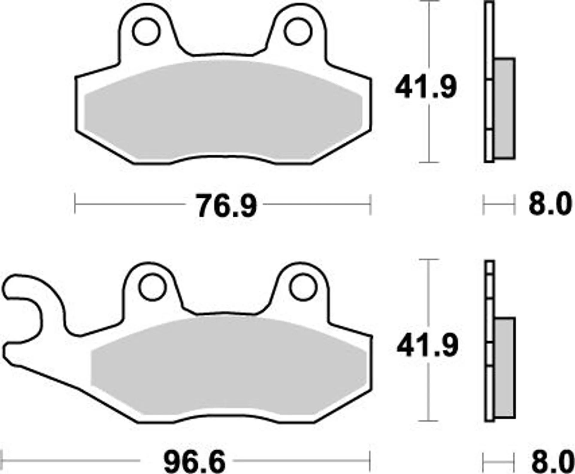 Moto-Master bremseklodser yamaha for - Moto-Master - Motocross Parts