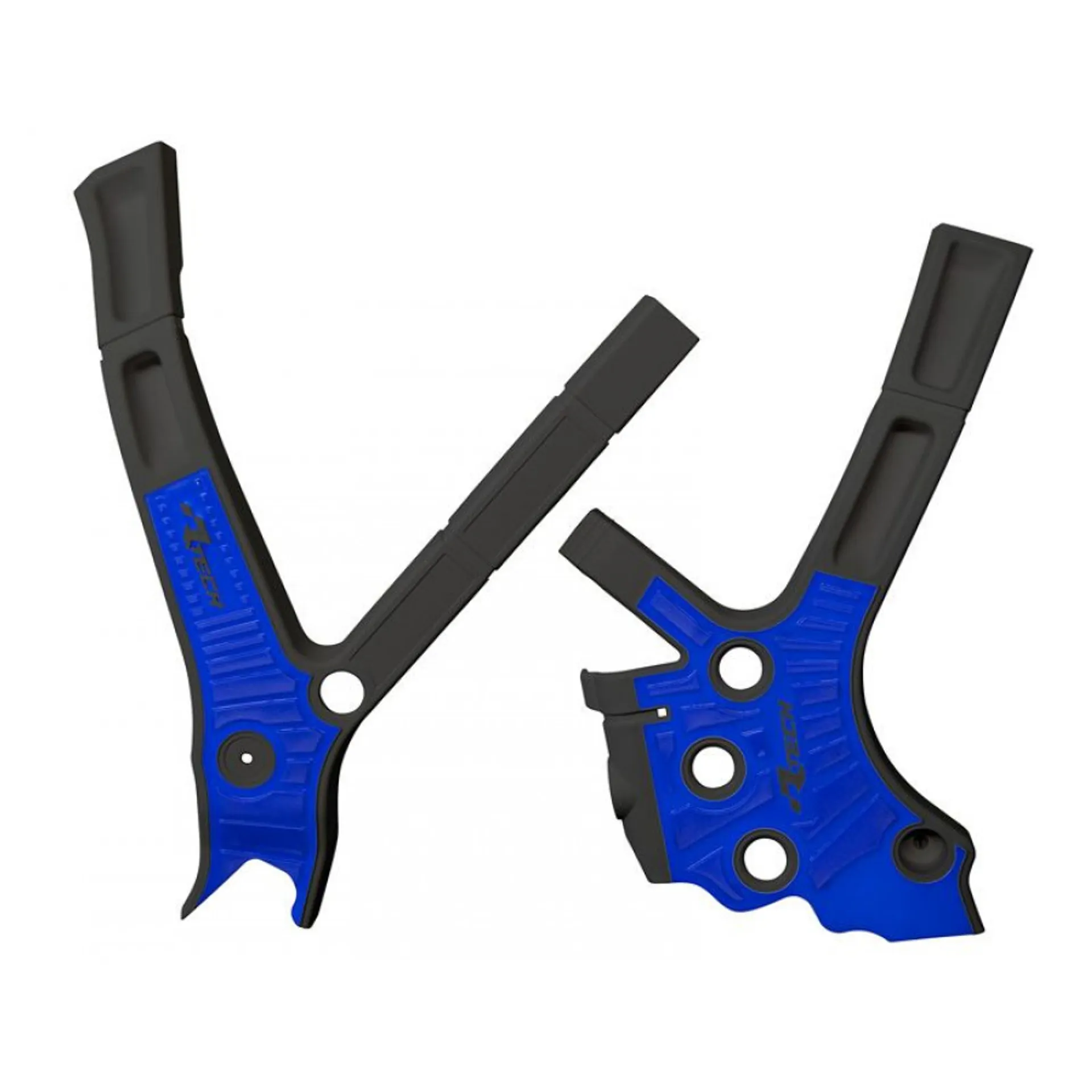Rtech stelbeskyttere YZ125/250 sort/blå - Rtech - Motocross Parts