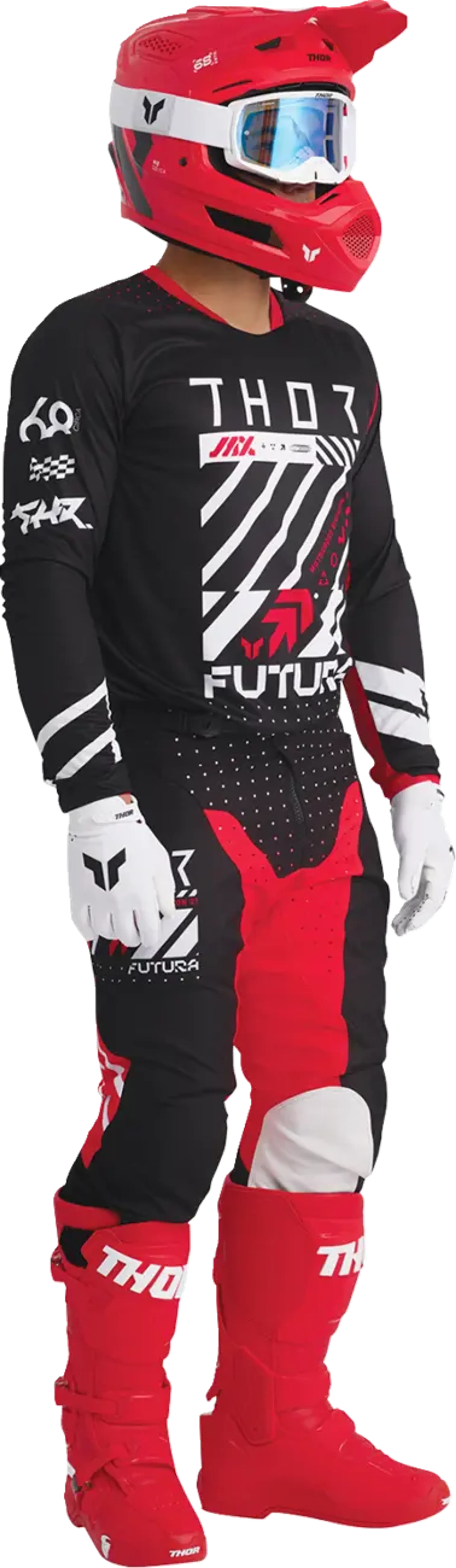 Thor Launchmode Jersey - Futura Black/Red - Thor