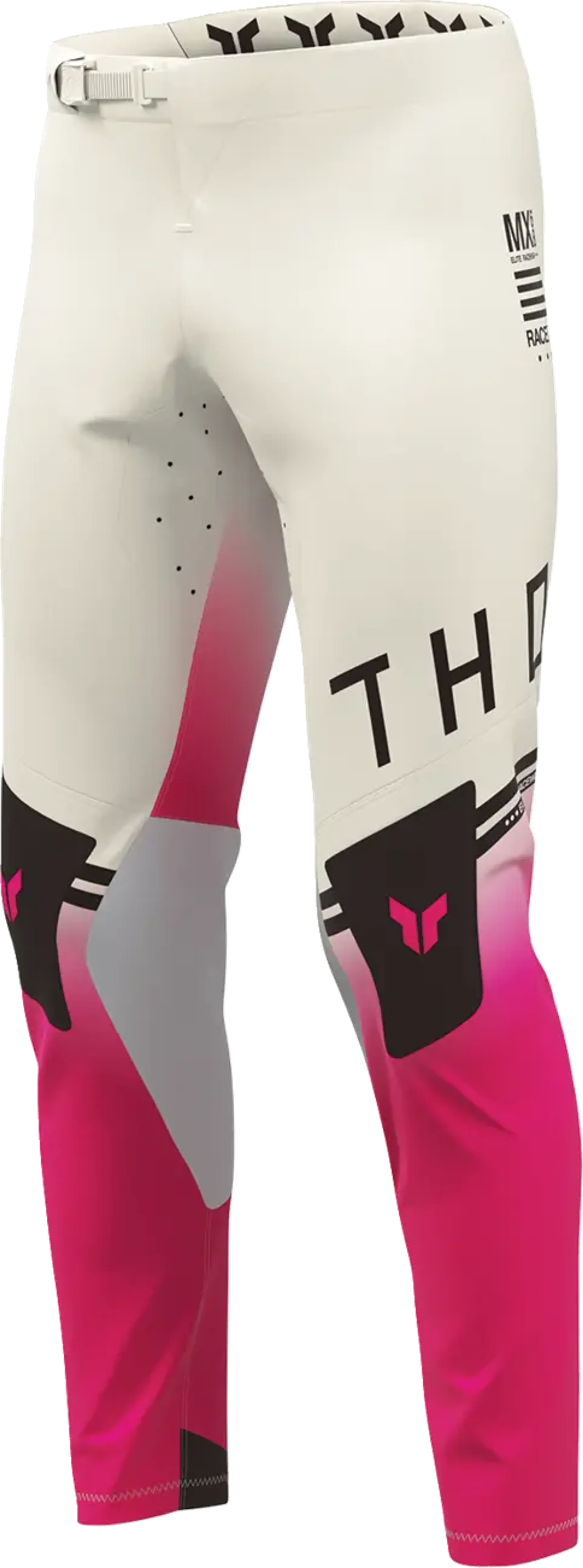 Thor Sportmode Pants - Geo Vintage White/Pink - Thor