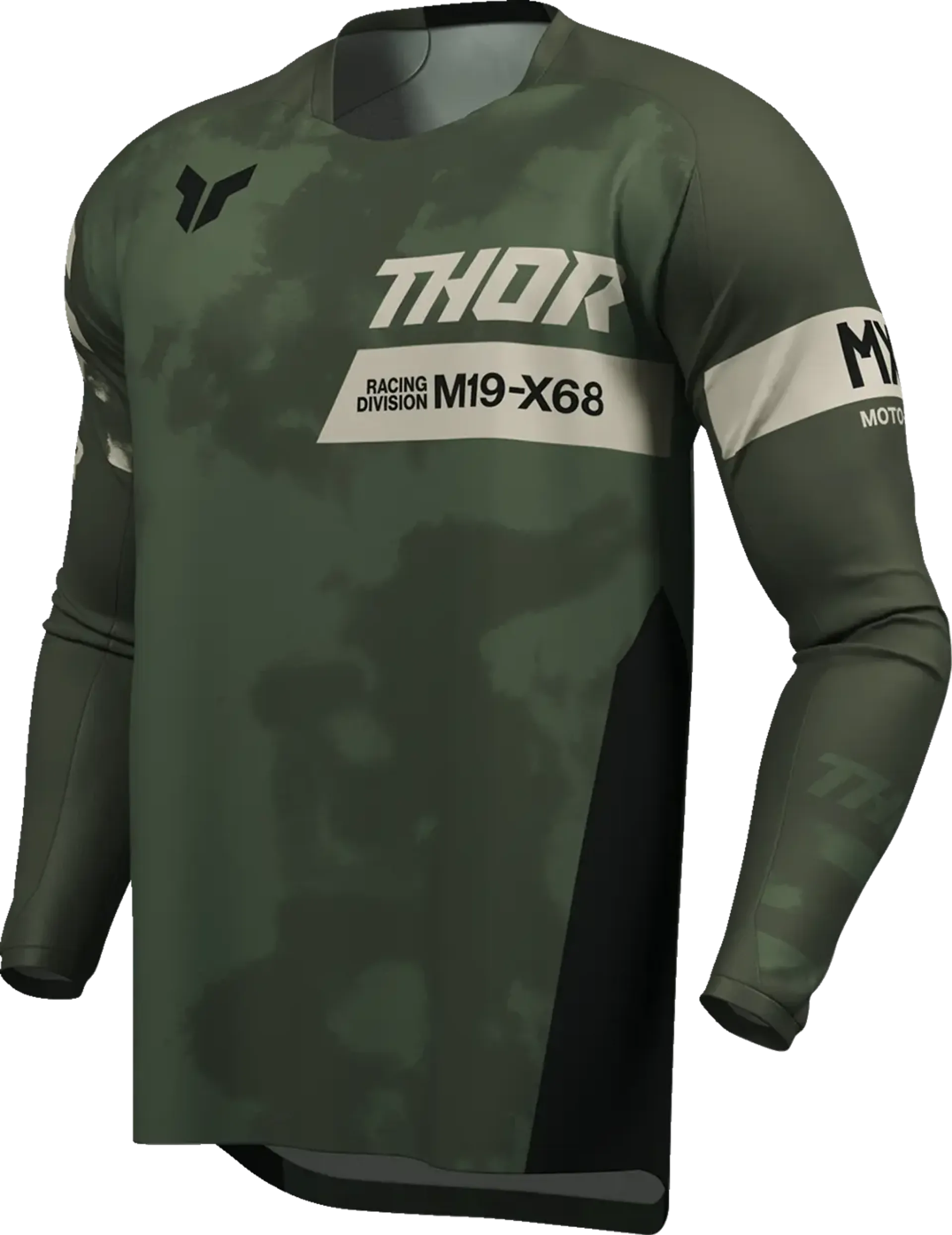 Thor Launchmode Bleach Jersey - Black/Cammo - Thor