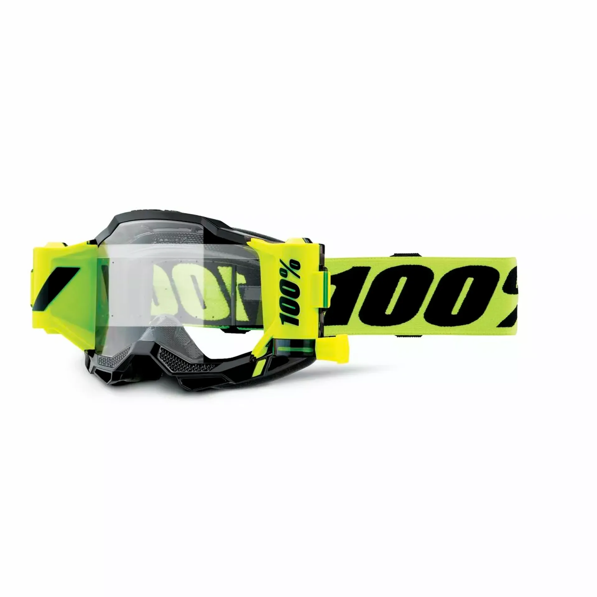 100% Accuri 2 ForeCast Neon Yellow / CLEAR - 100% - Motocross Parts