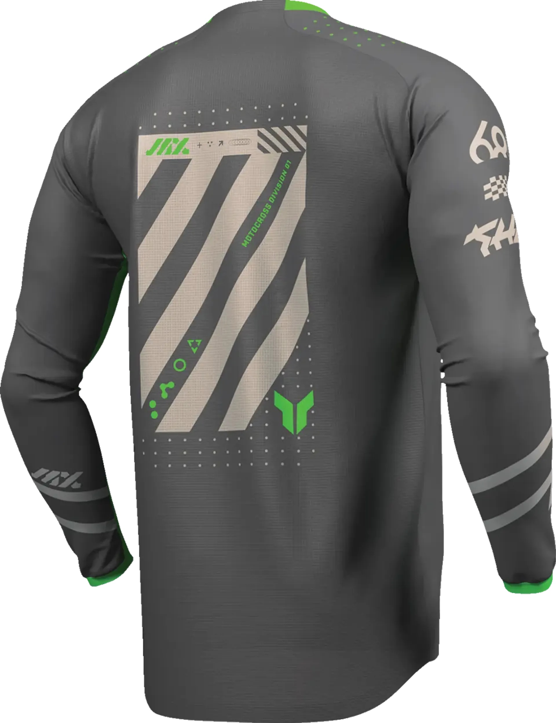 Thor Launchmode Jersey - Futura Charcoal/Green - Thor