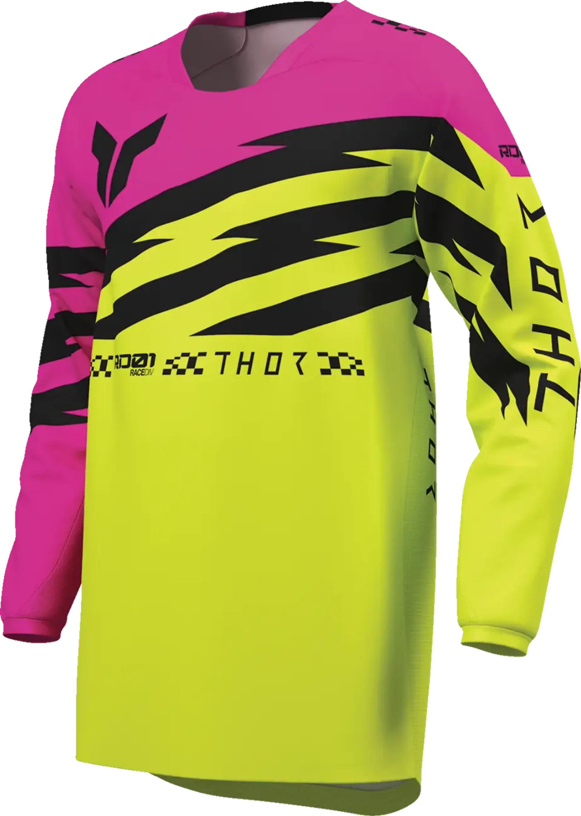 Thor Youth Launchmode Jersey - Shockie Acid/Fuchsia - Thor
