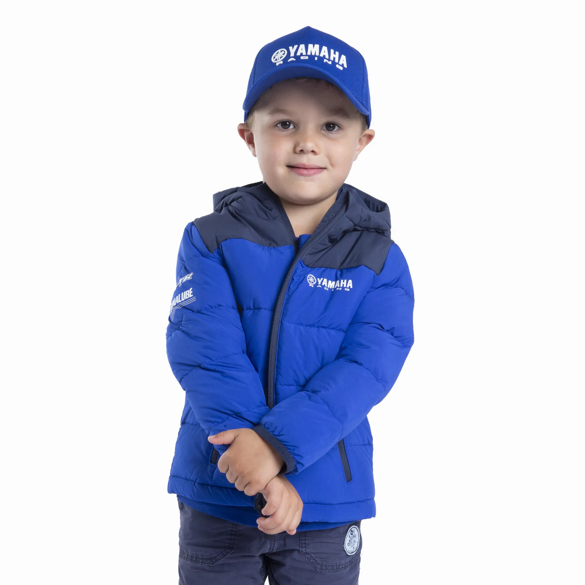 Yamaha Vandtæt Paddock Blue-jakke til børn - Yamaha - Motocross Parts