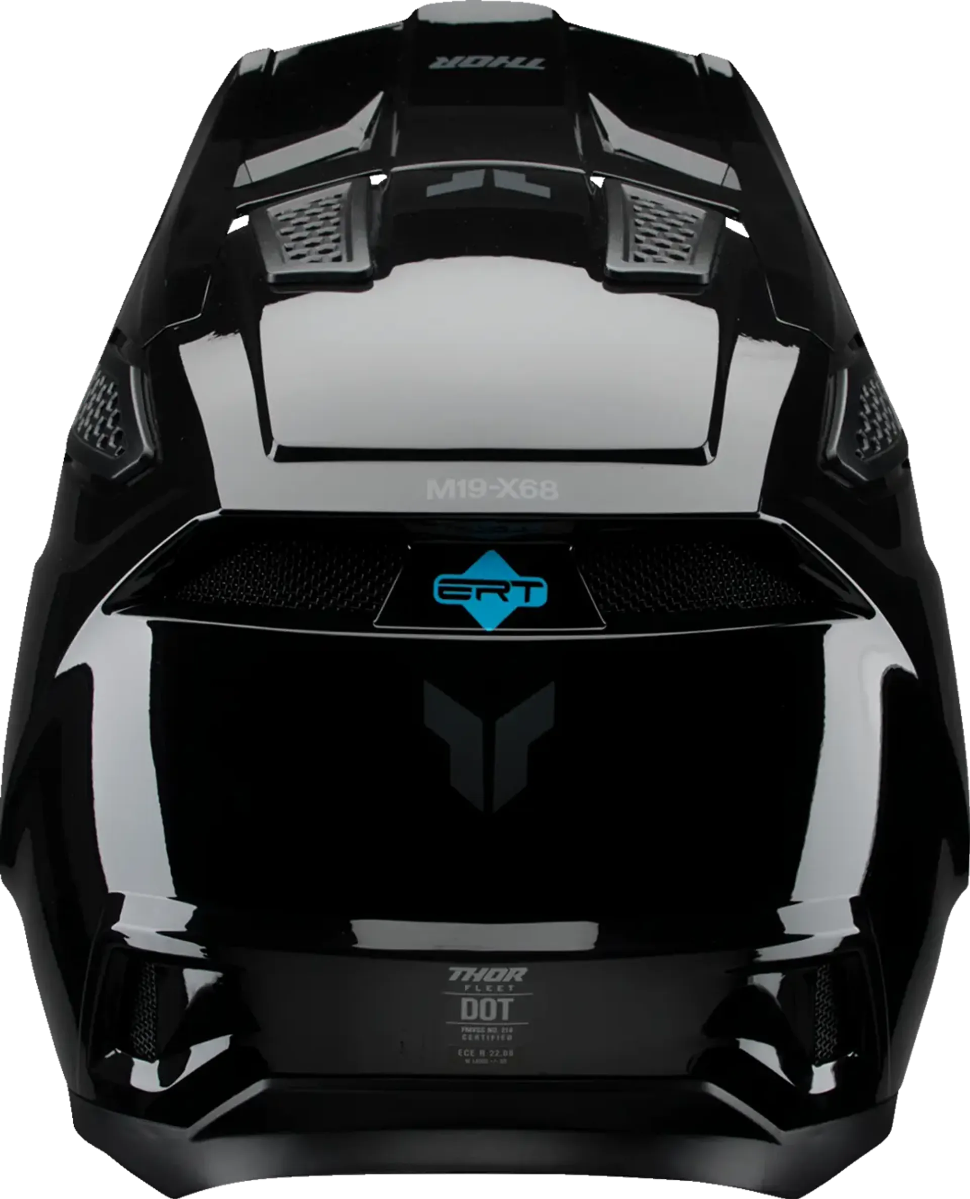 Thor Fleet Blackout hjelm - Blackout gloss - Thor