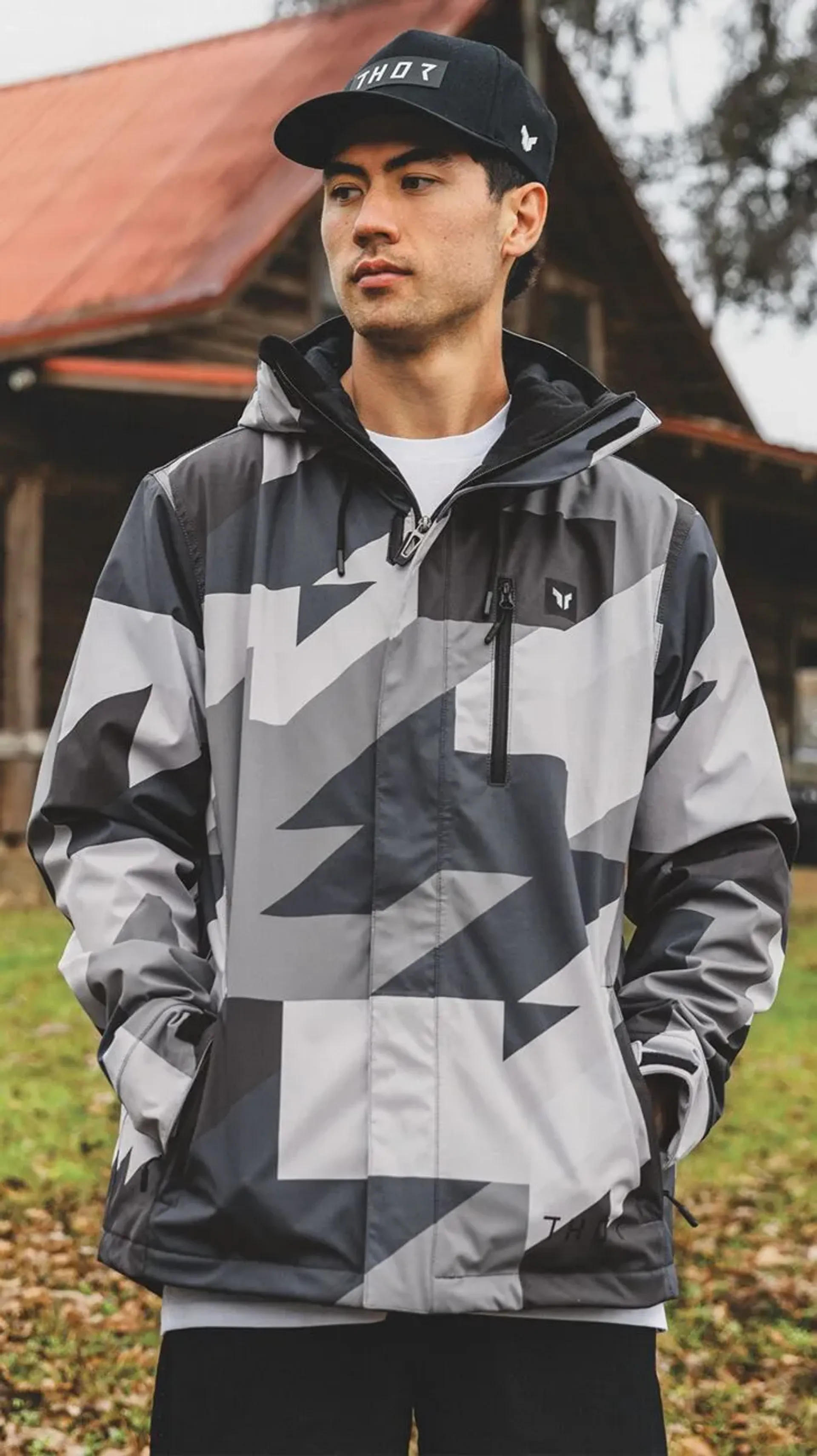 Thor Tour Jacke - tapfer schwarz/camo - Thor