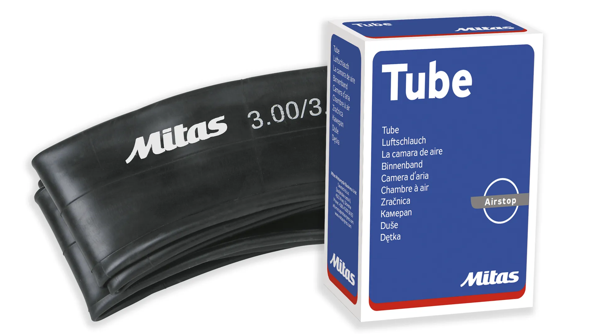 Mitas slange 2.50/3.00-10 - Mitas - Motocross Parts