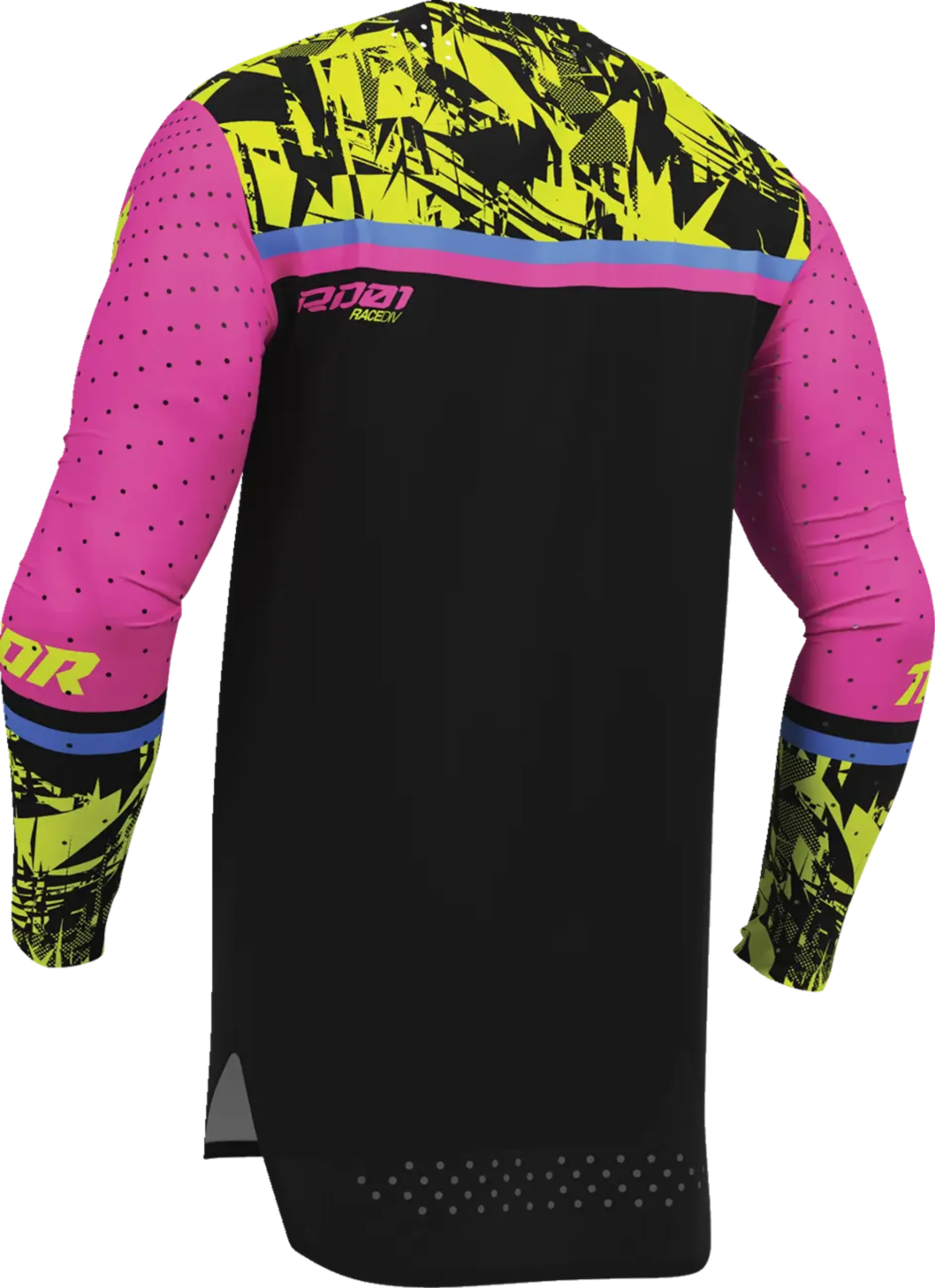 Thor Sportmode Jersey - Punk'd Black/Fuchsia - Thor