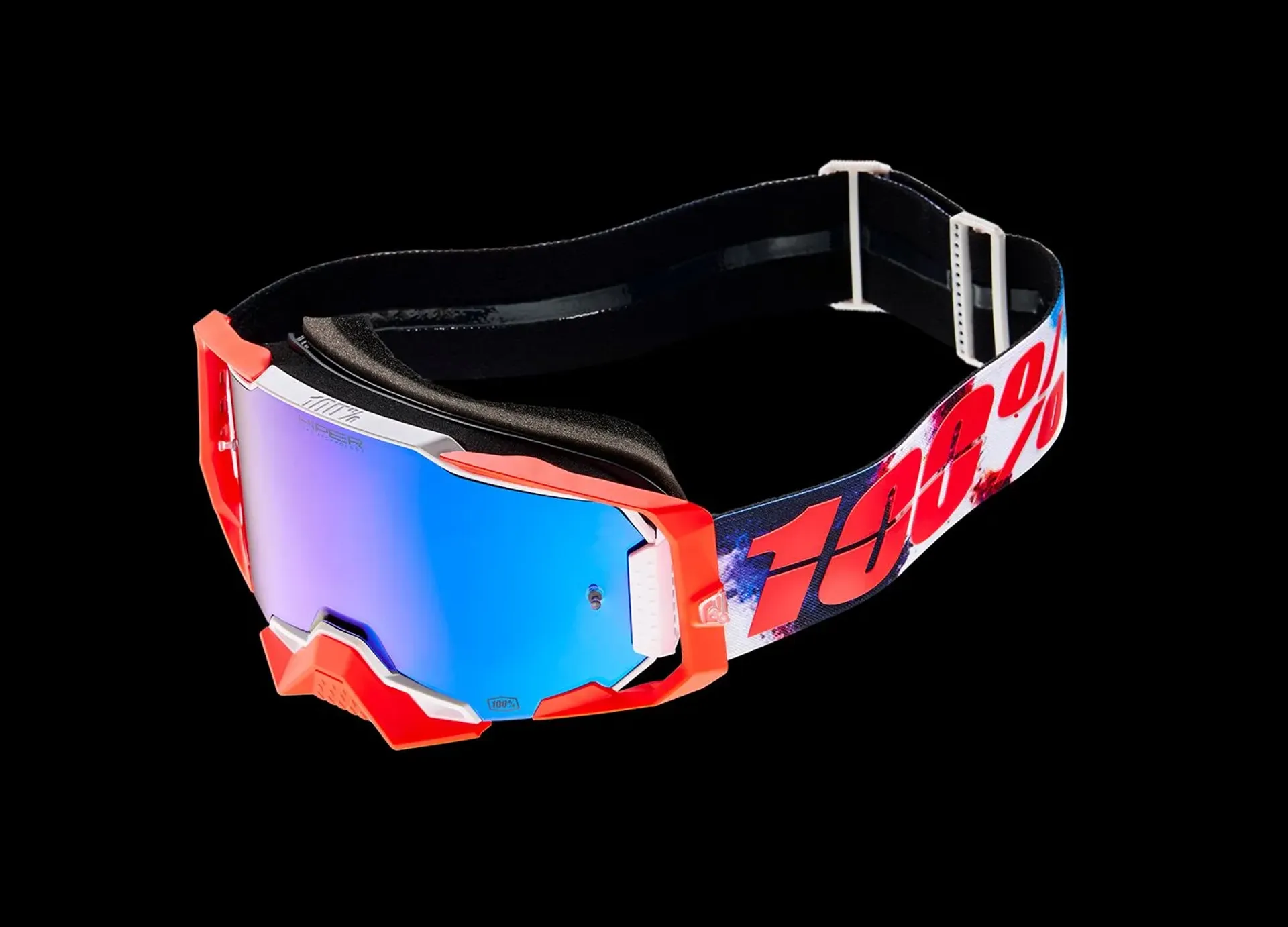 100% Armega Goggle Hiper Morpho - Mirror blue - 100%