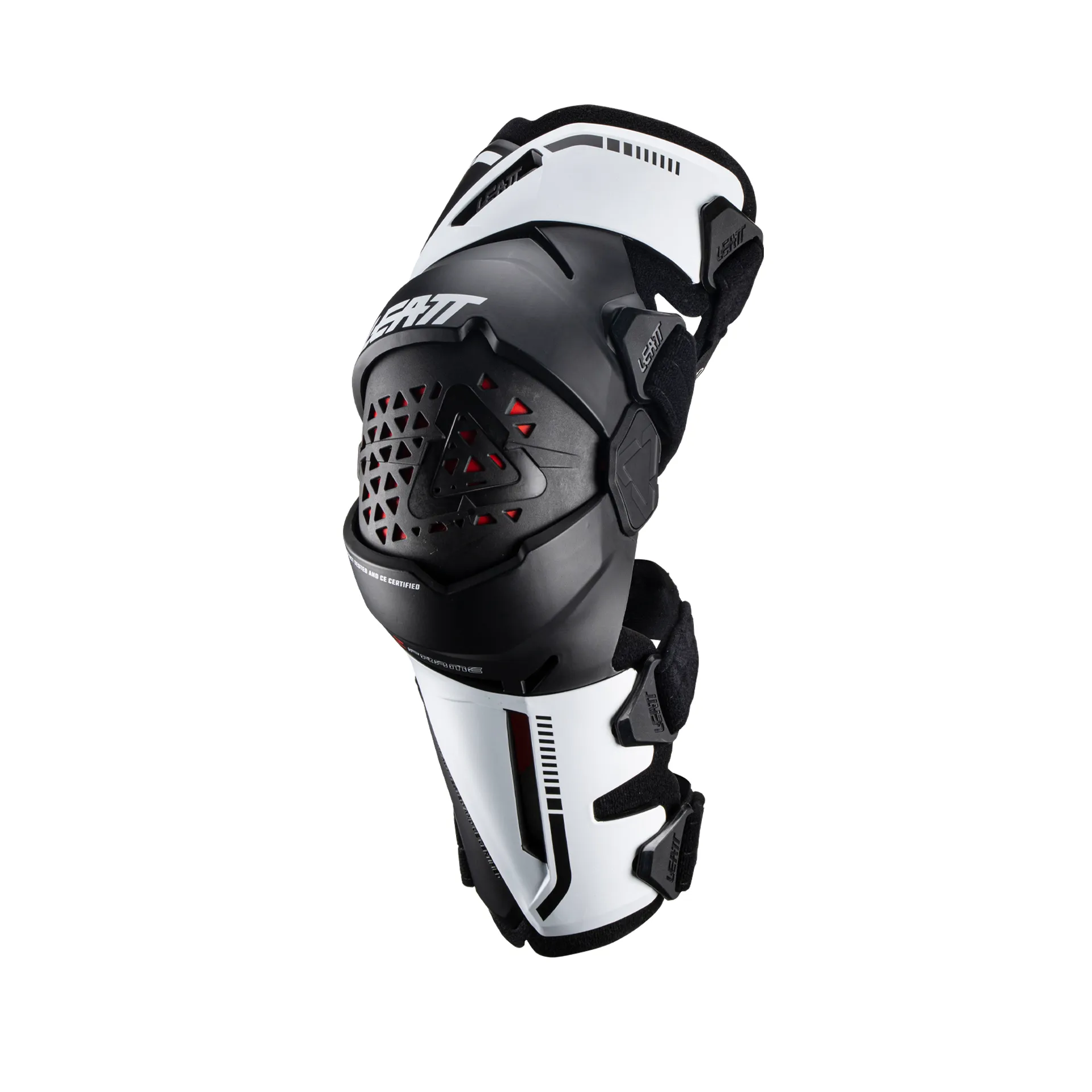 Leatt knæbeskyttere Z-Frame Wht Par - Leatt - Motocross Parts