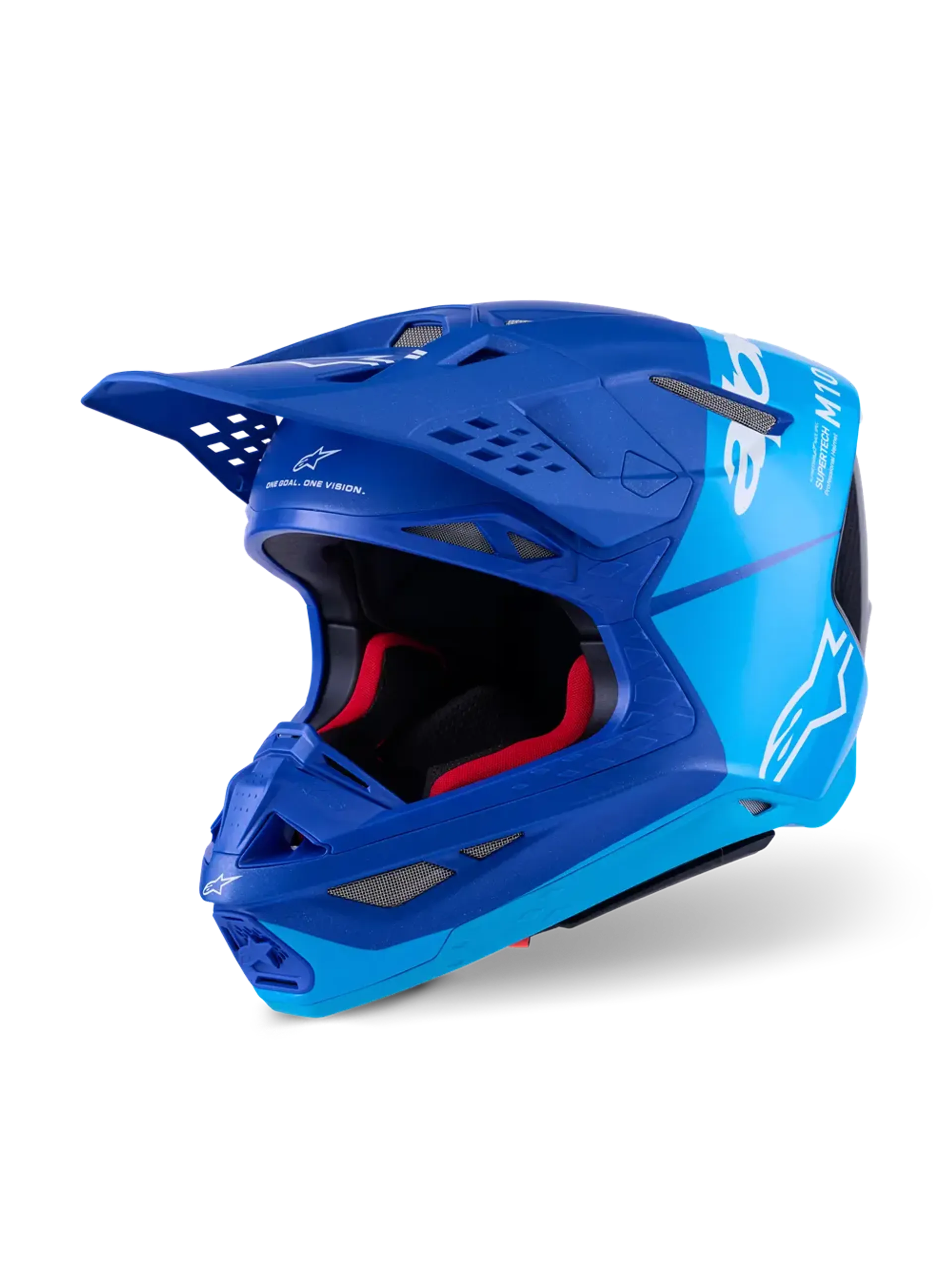 Alpinestars SM10 Flood MIPS Helmet - Blue - Alpinestars - Motocross Parts