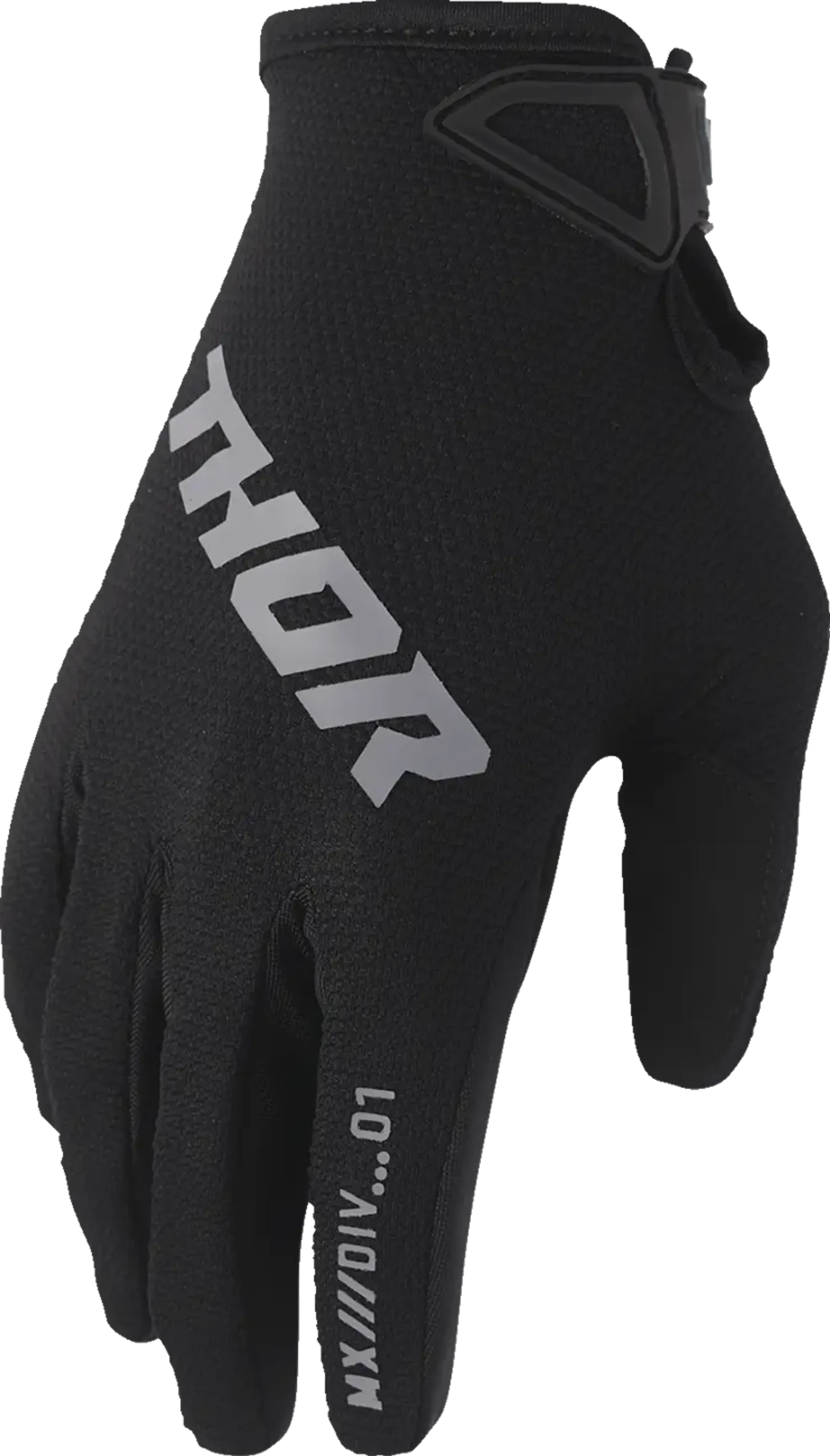 Thor Ridemode-handske til unge - statisk sort - Thor - Motocross Parts