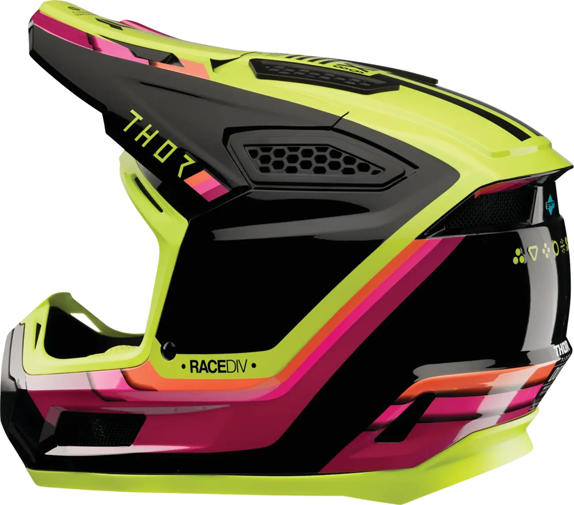 Thor Fleet-hjelm - Defy sort/syrlig - Thor