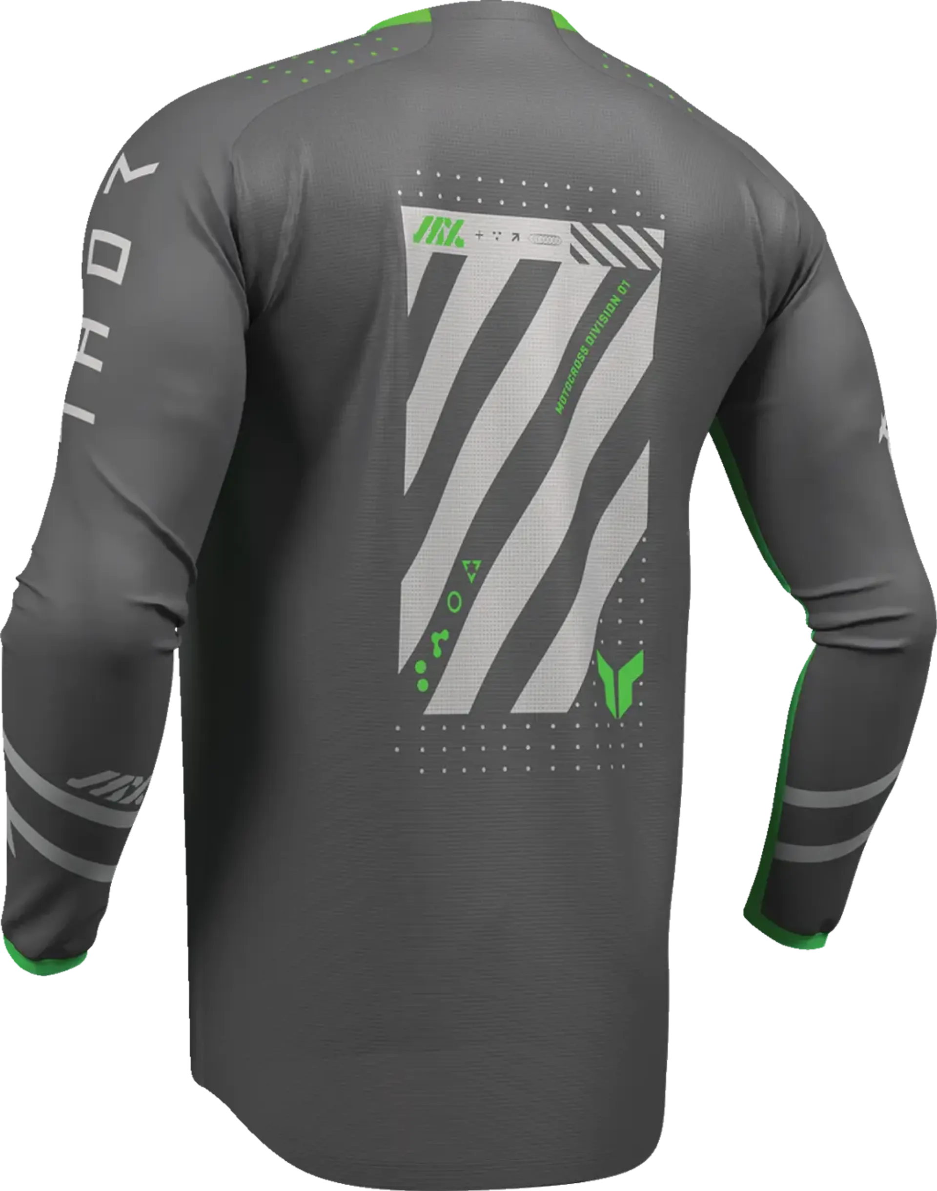 Thor Launchmode Jersey - Futura Charcoal/Green - Thor