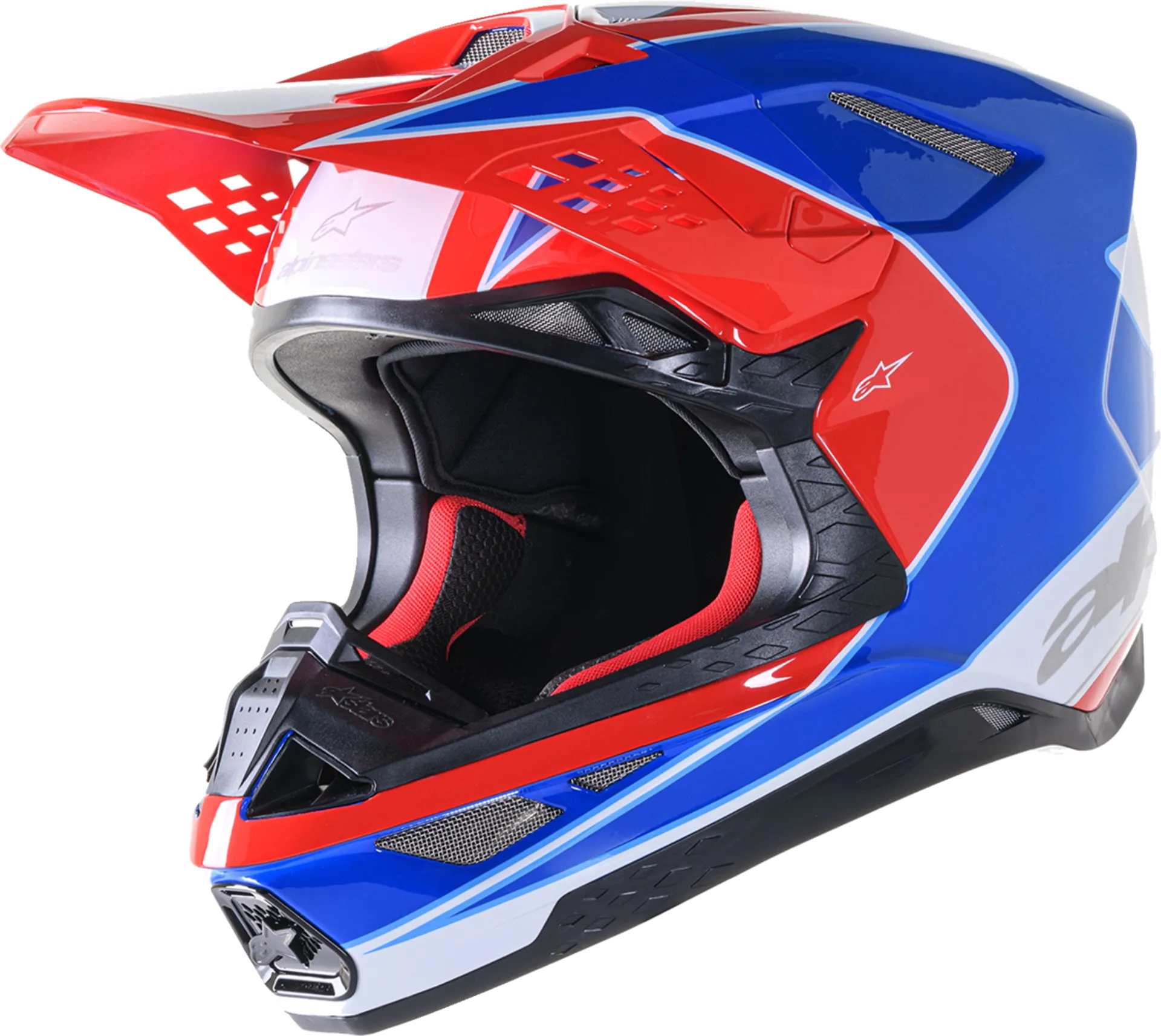 Alpinestars SM10 hjälm - Aeon Red/Blue - Alpinestars