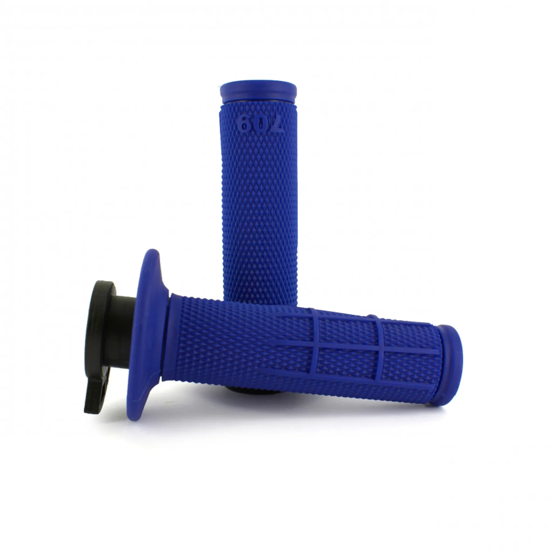 Progrip 709 Single Density Half Waffle LOCK ON GRIPS, BLUE - Progrip