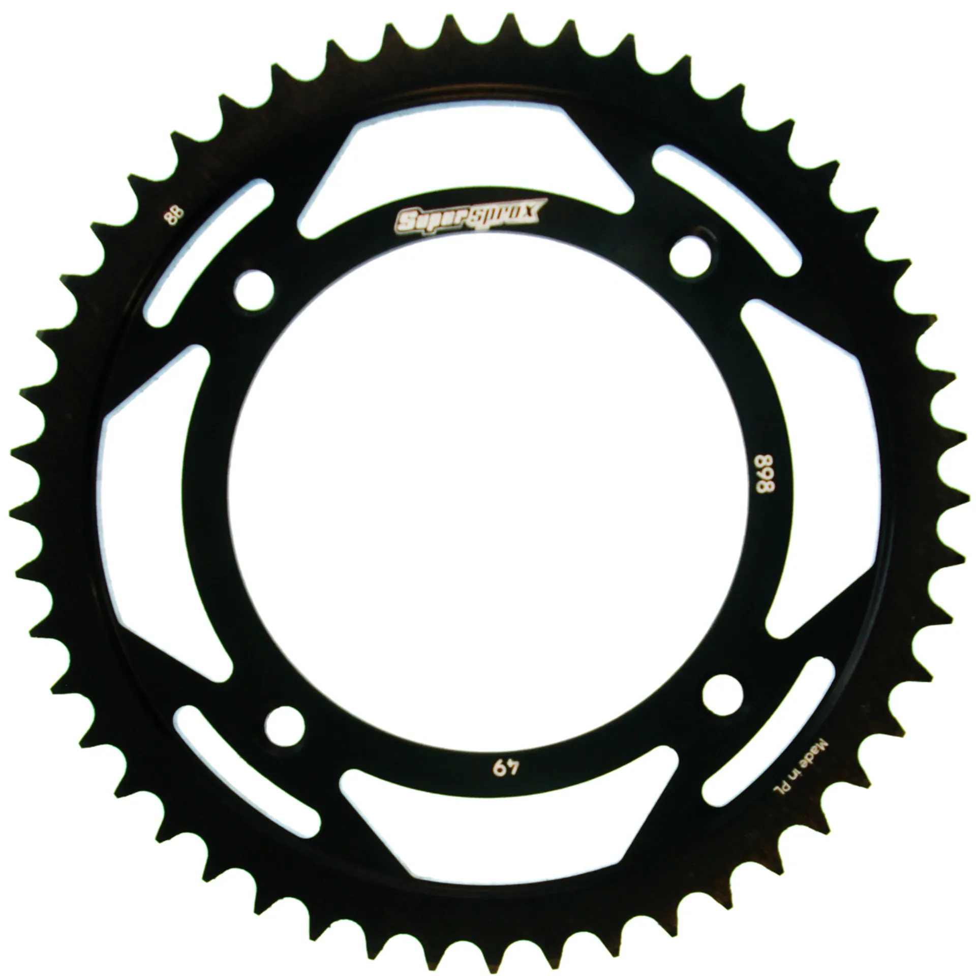 Supersprox Rear Sprocket Steel 46t - SX/MC/TC 85 - Supersprox - Motocross Parts