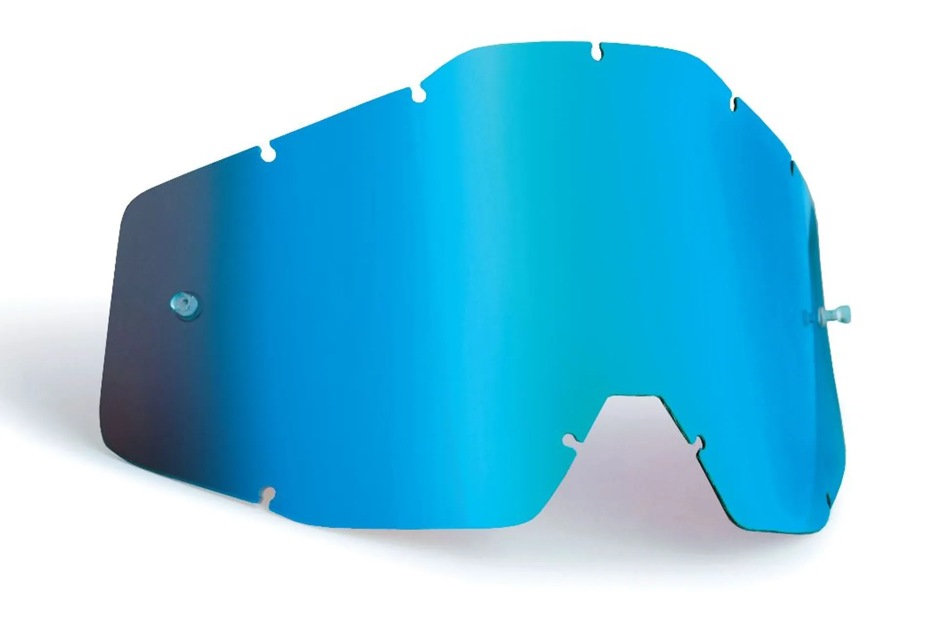 FMF POWERBOMB/CORE YOUTH Udskiftningsglas Anti-Fog Blue Mirror - FMF Goggles - Motocross Parts