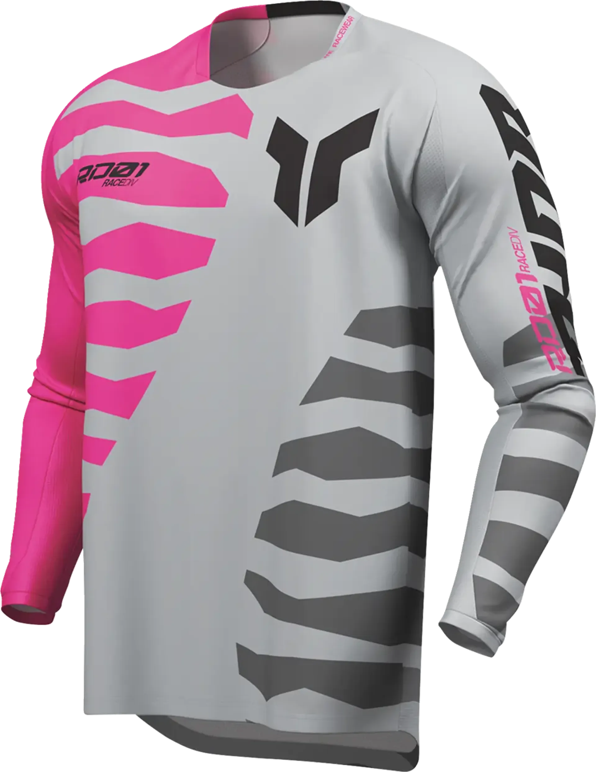 Thor Launchmode Jersey - Shredder Gray/Fuchsia - Thor