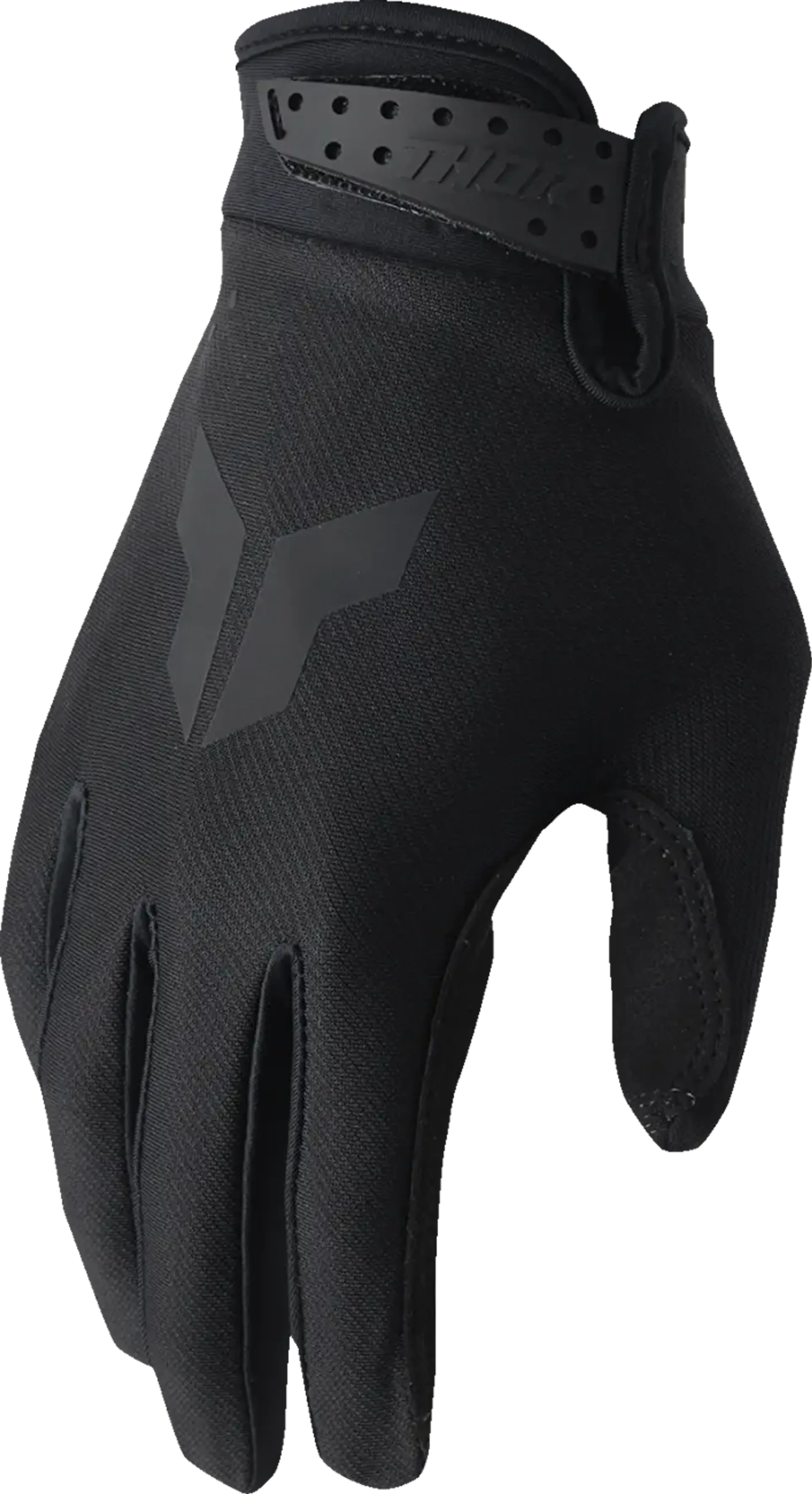 Thor Youth LAUNCHMODE Split Gloves - Sort - Thor - Motocross Parts