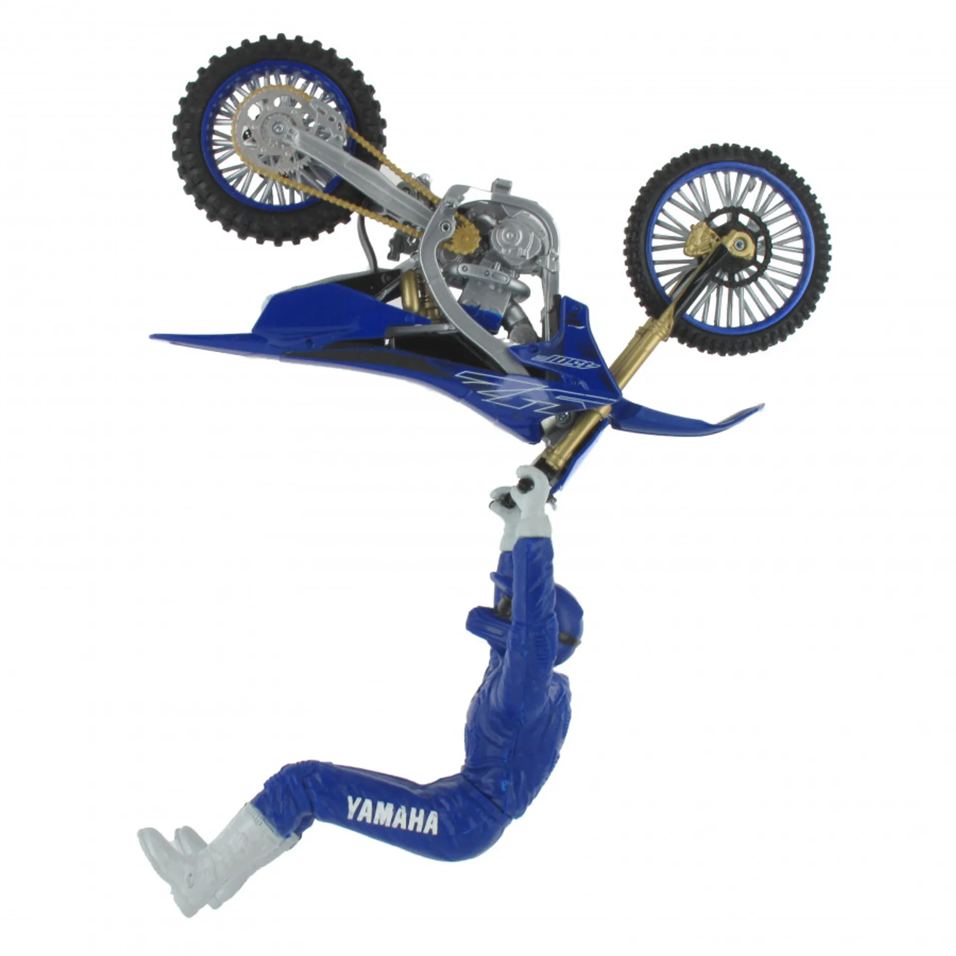 Yamaha 1:12 legetøjscrosser med kører - New-Ray