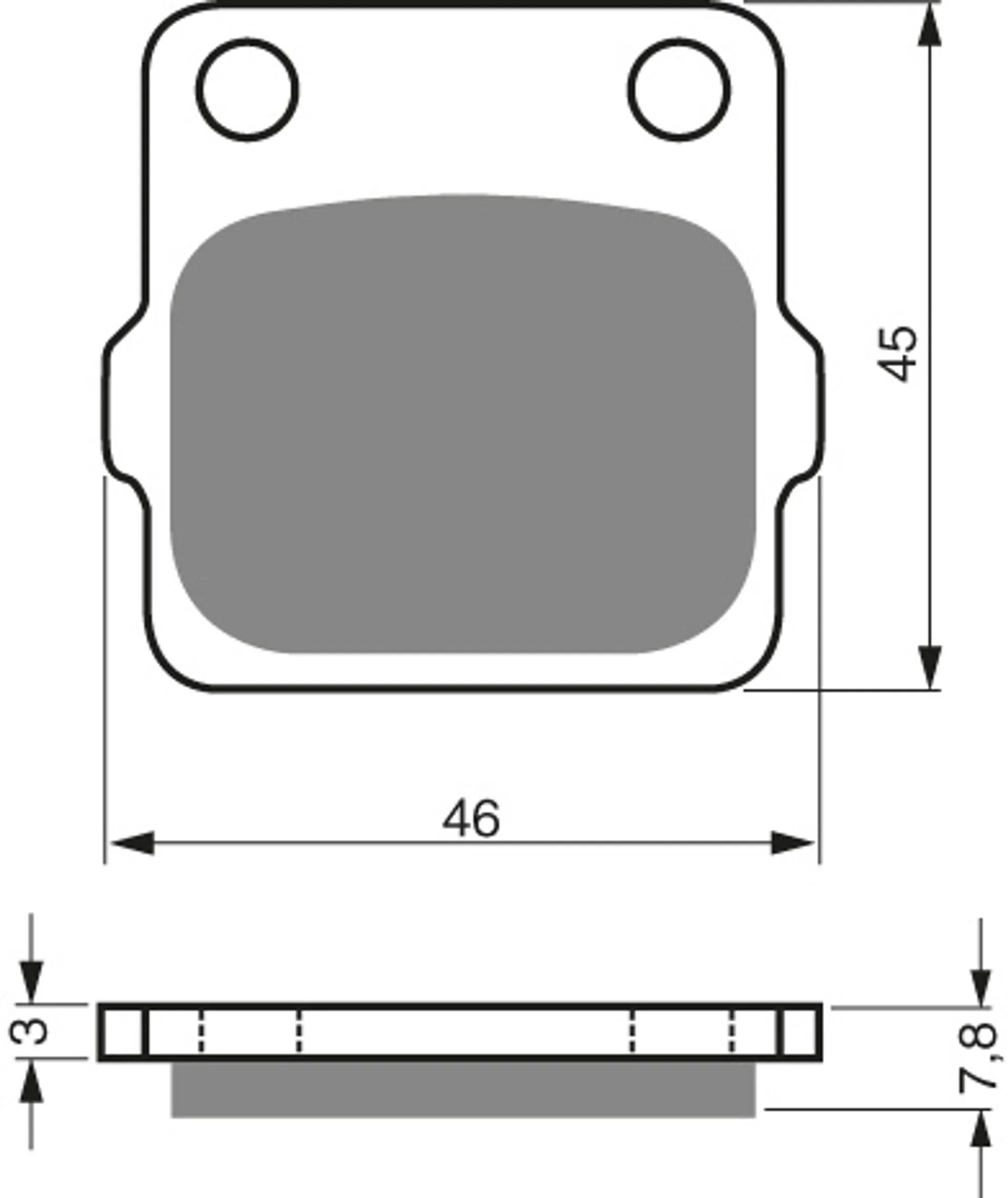 GOLDFREN Brake Pads 007 Ceramic Carbon K1 - Goldfren - Motocross Parts