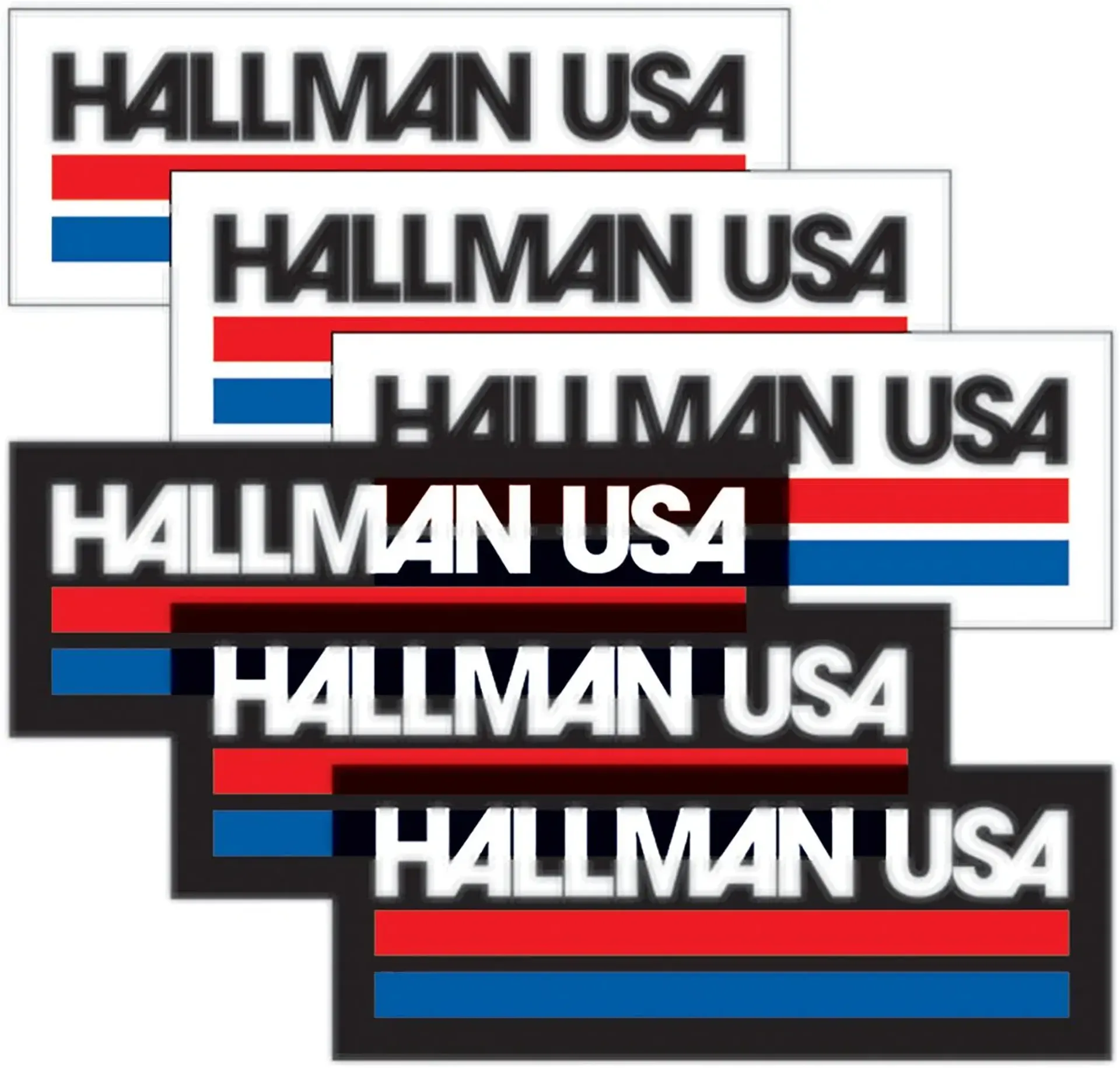 Thor usa klistermærkepakke - rød/hvid/blå - Thor - Motocross Parts