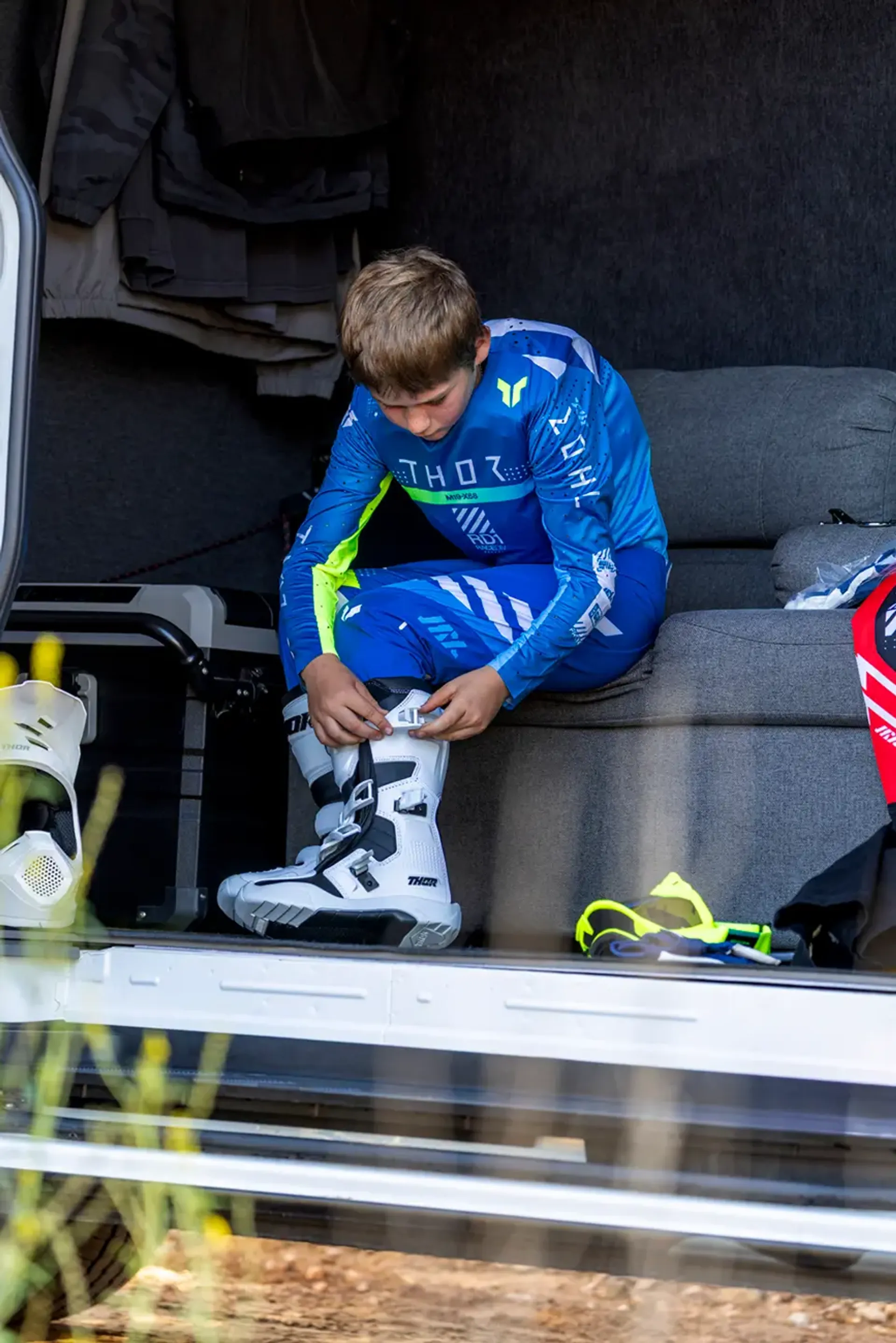 Thor Youth Sportmode Synth Pants - Blå - Thor
