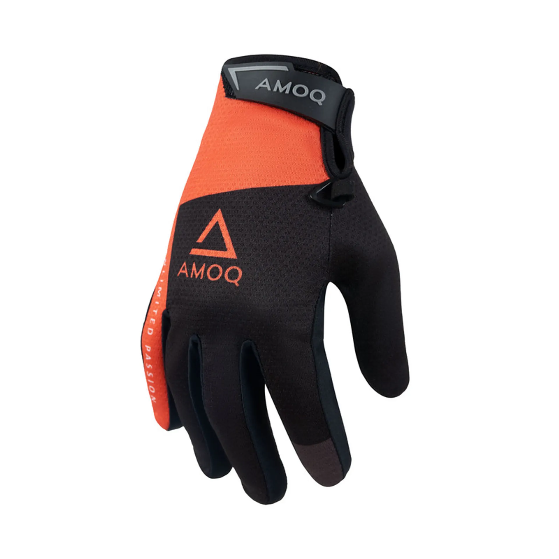 AMOQ Ascent Gloves Black/Orange - AMOQ - Motocross Parts
