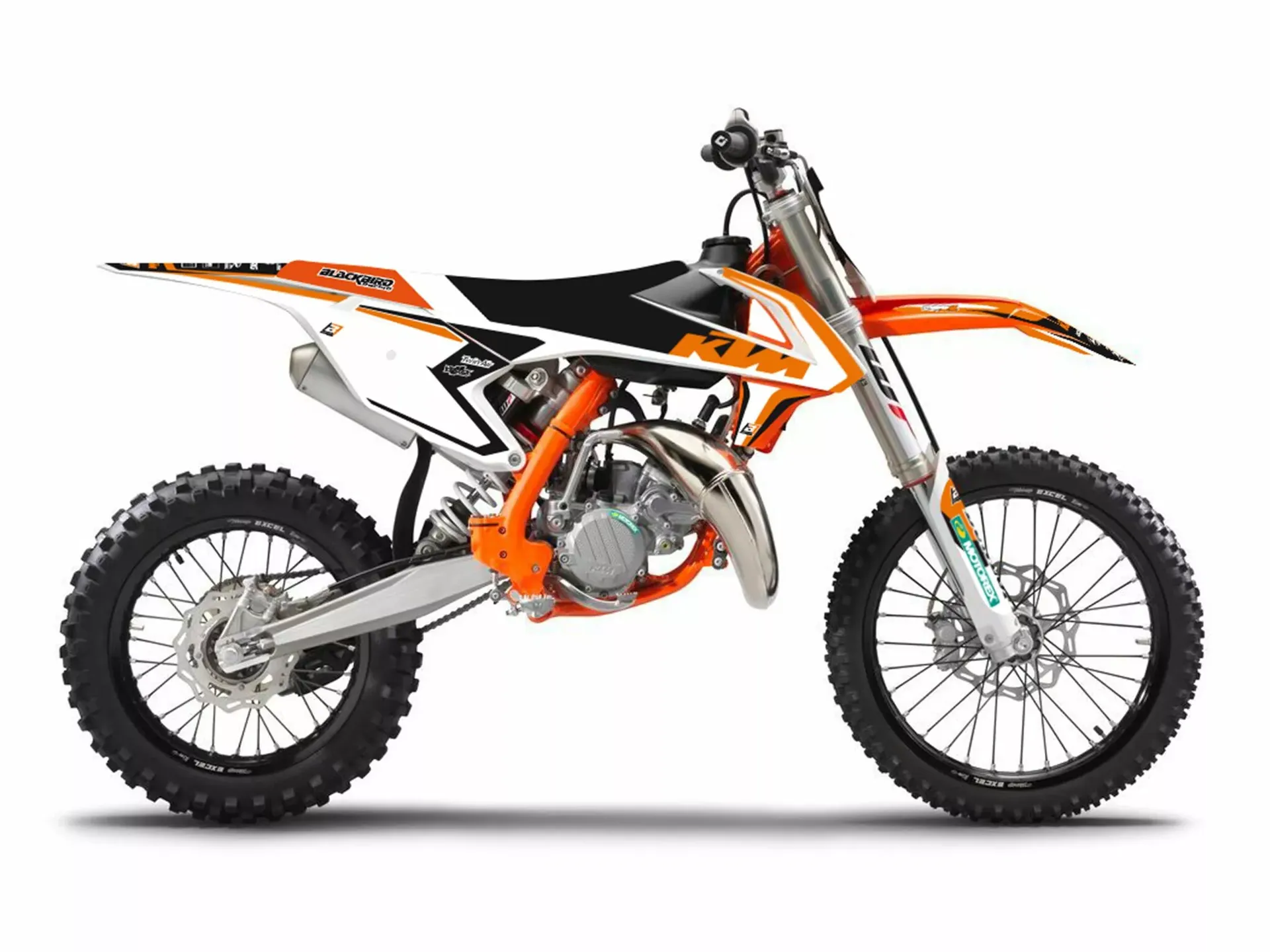 Blackbird Racing grafik-sæt med sædebetræk KTM 2018-2023 - Blackbird