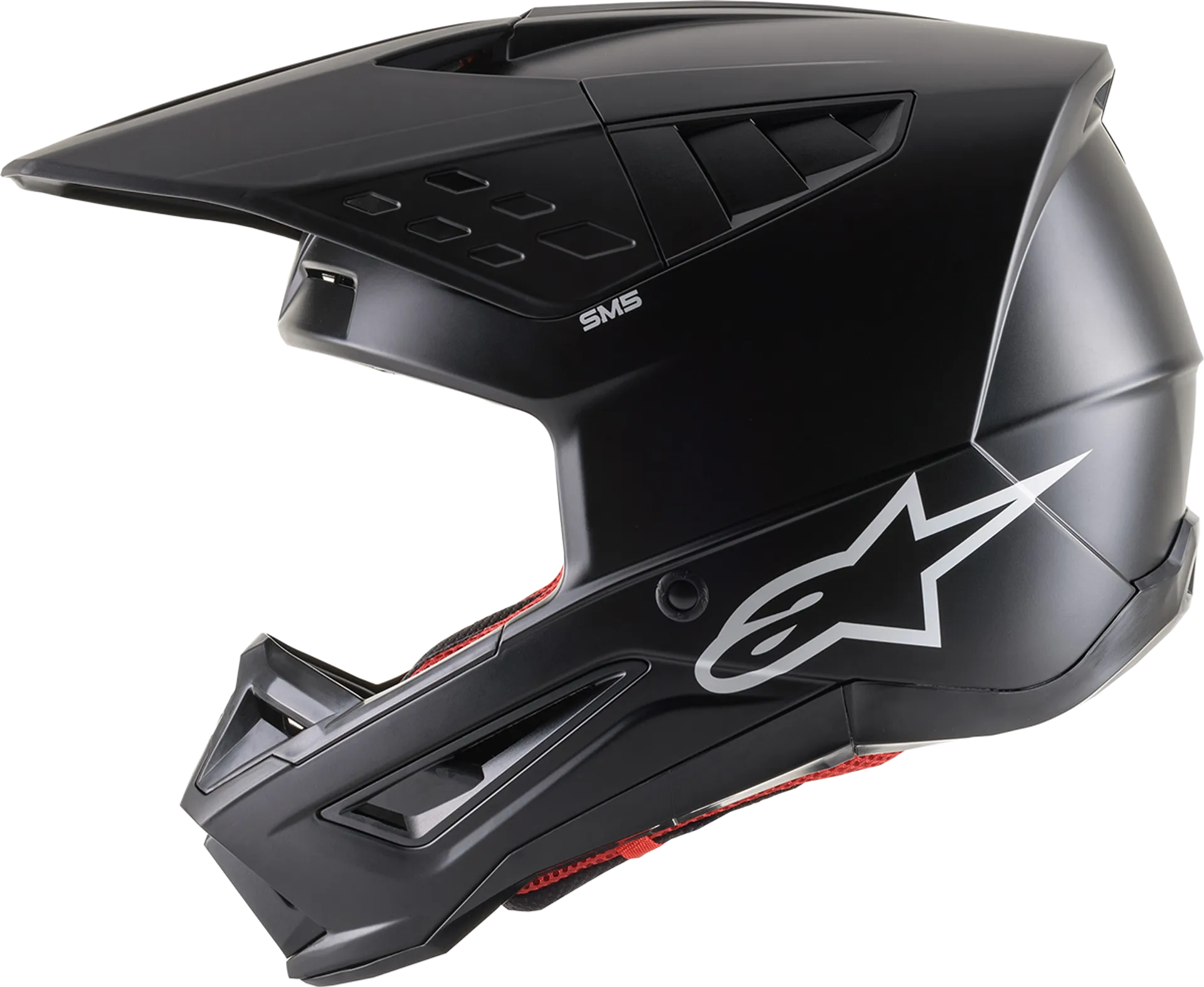 Alpinestars SM5 Hjelm - Solid black - Alpinestars