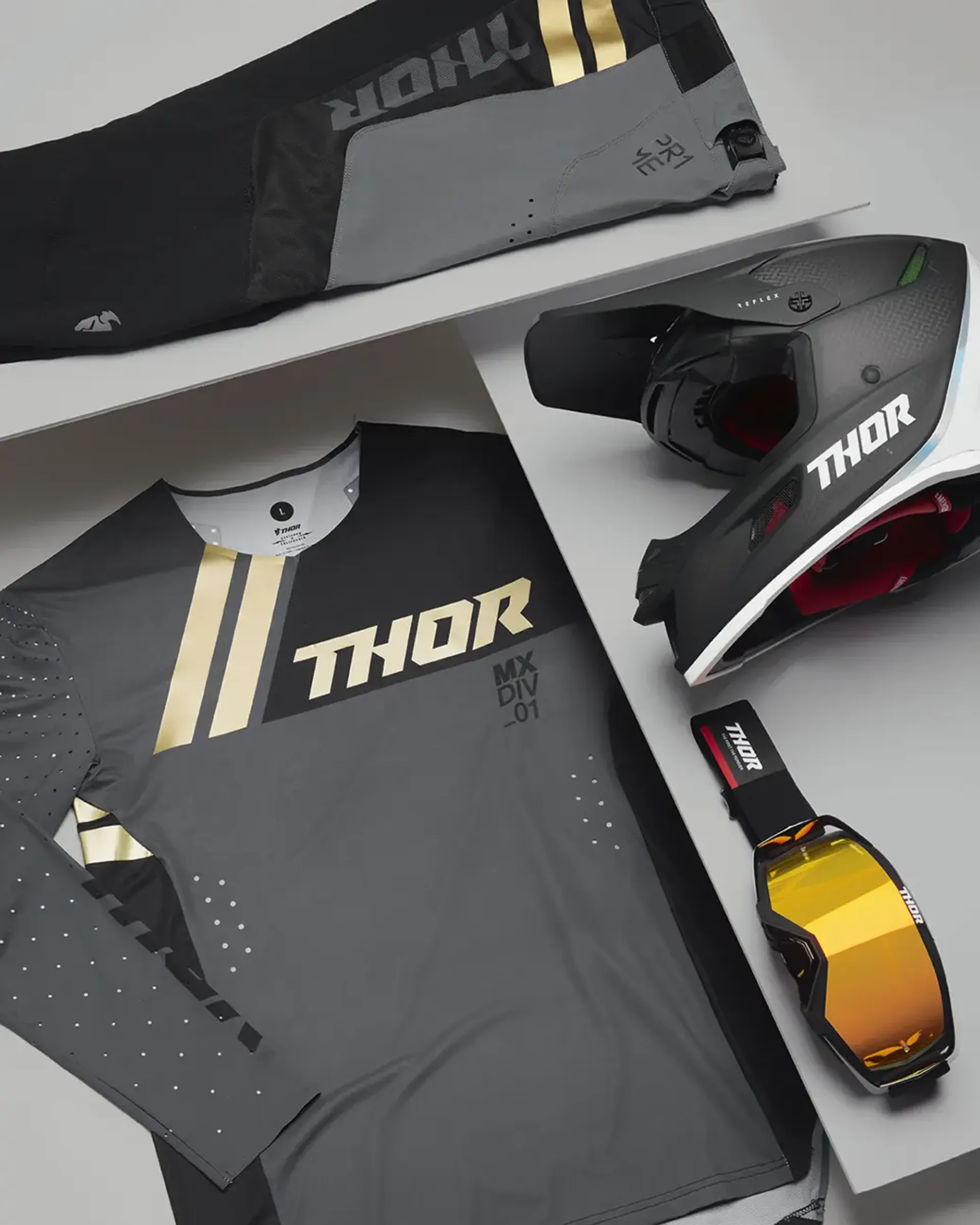Thor activate goggle - sort/rød - Thor
