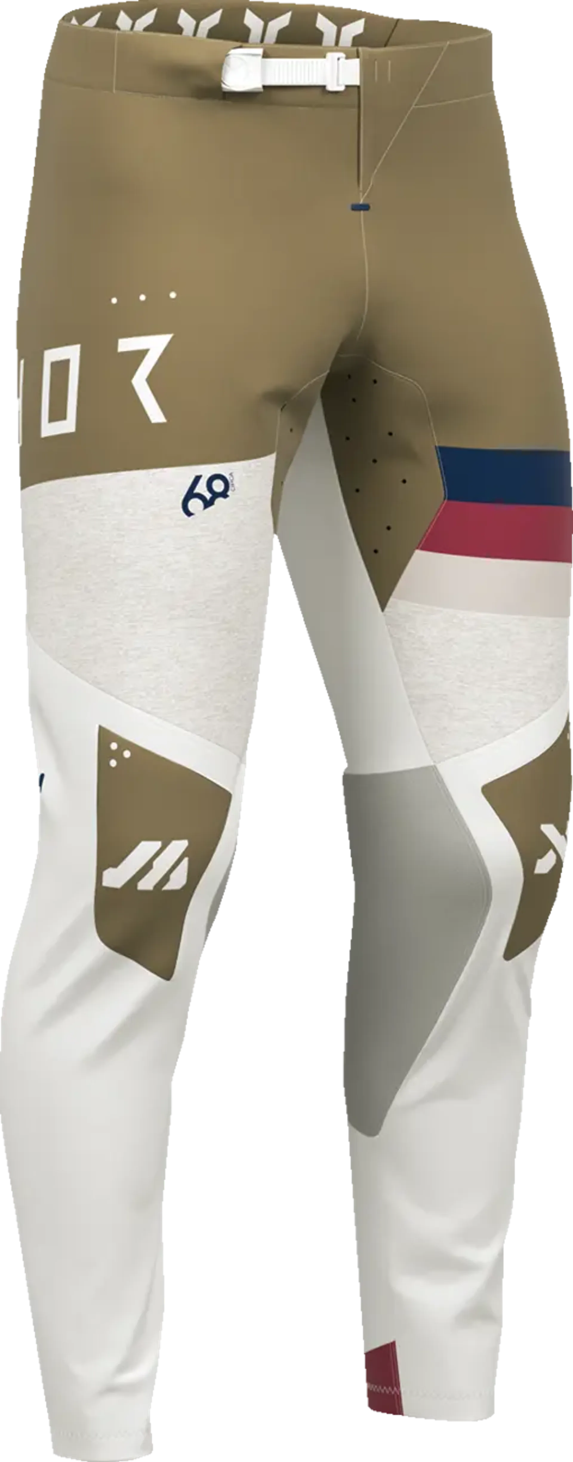 Thor Sportmode League bukser - Hvid/Kobber - Thor - Motocross Parts