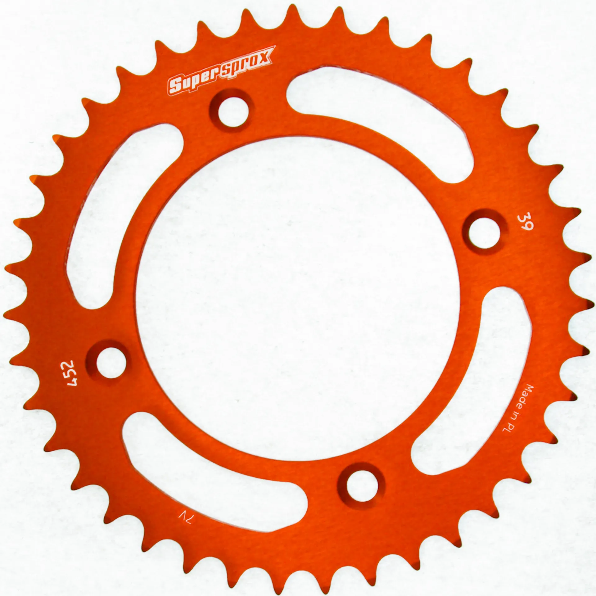 Supersprox bagtandhjul Alu RAL-452:40 Orange - Supersprox - Motocross Parts
