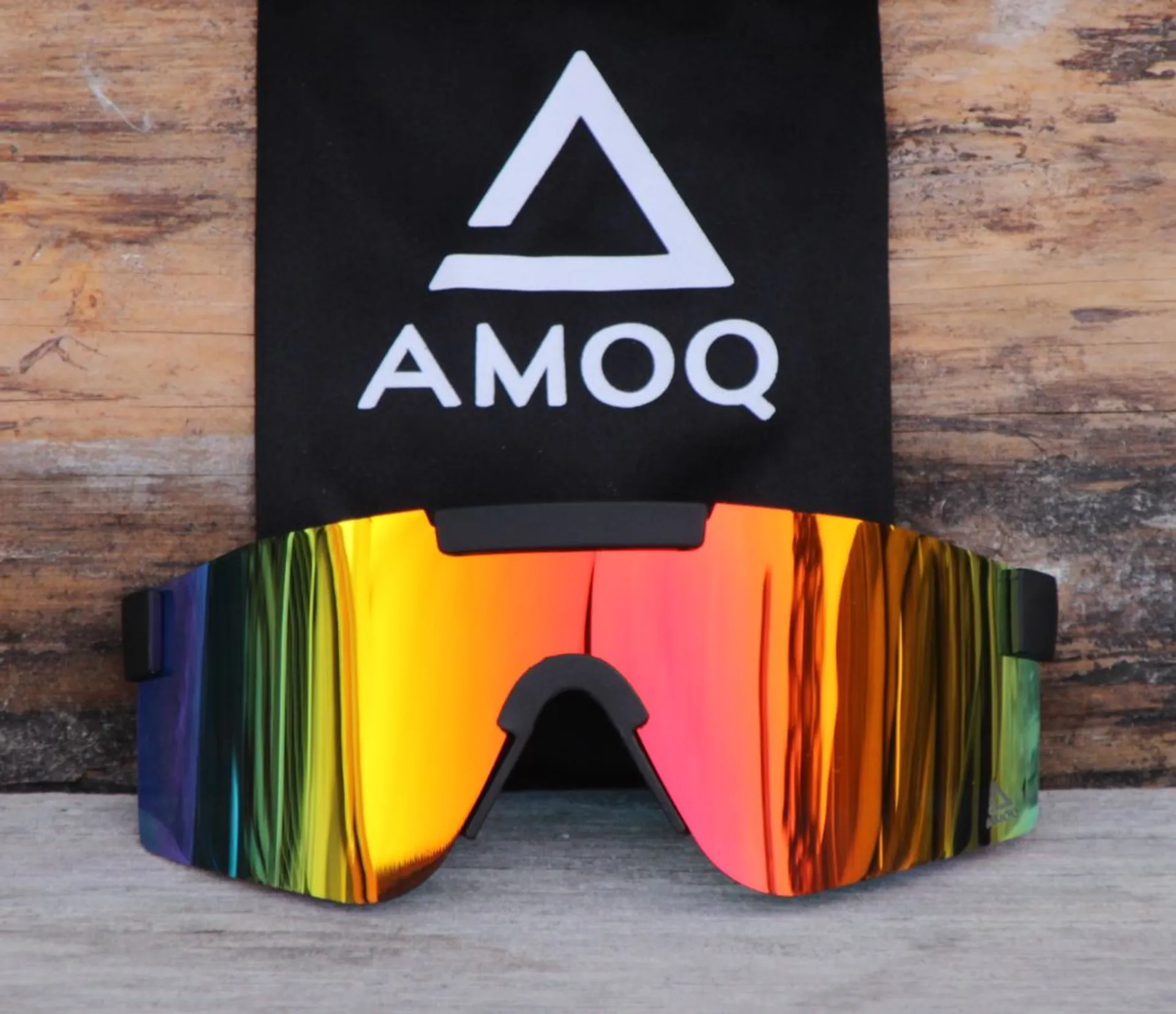AMOQ Comet Sunglasses Black/Bronze - Smoke - AMOQ