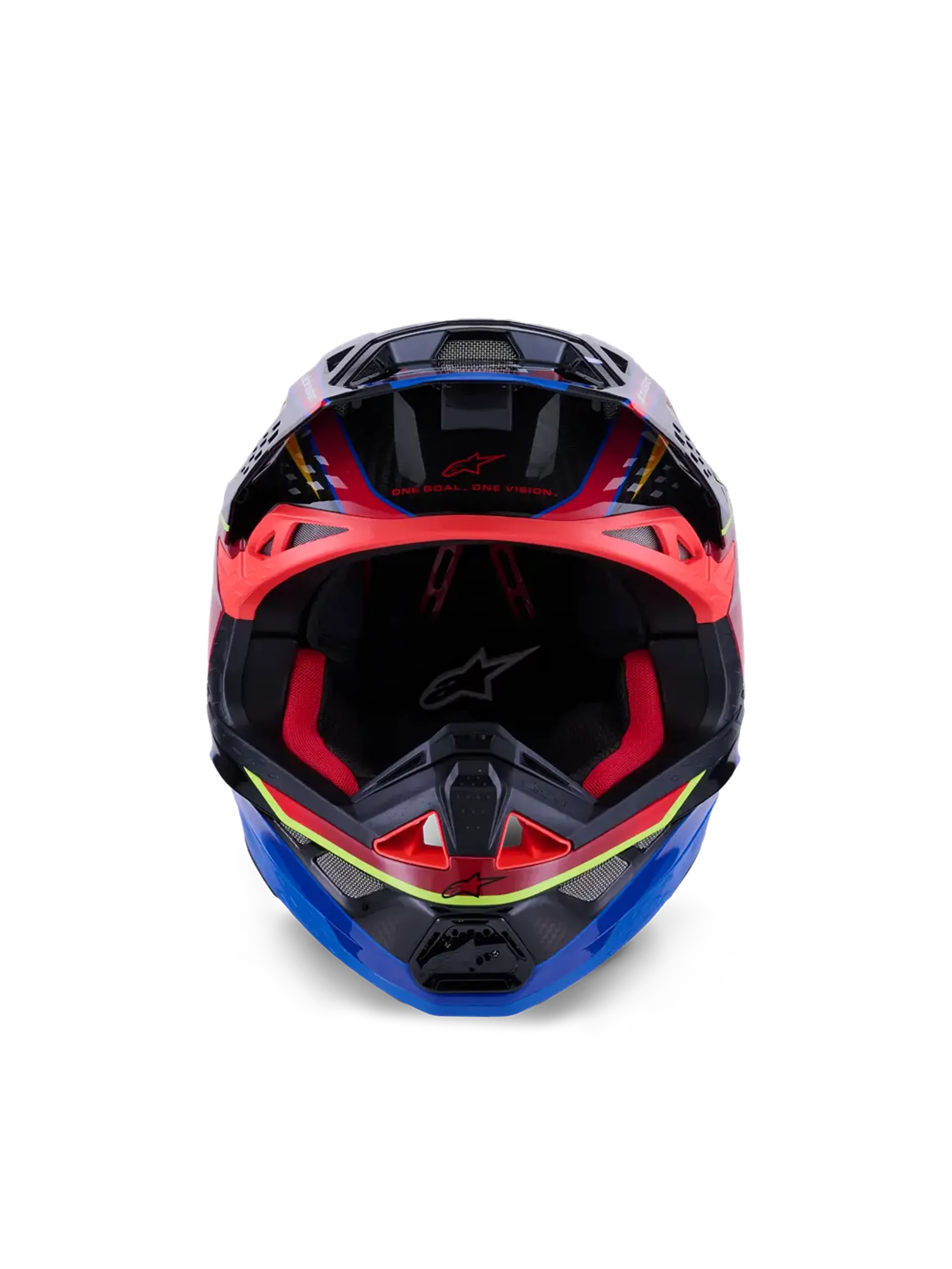 Alpinestars SM10 Era MIPS hjelm - Blå/Rød/Gul - Alpinestars
