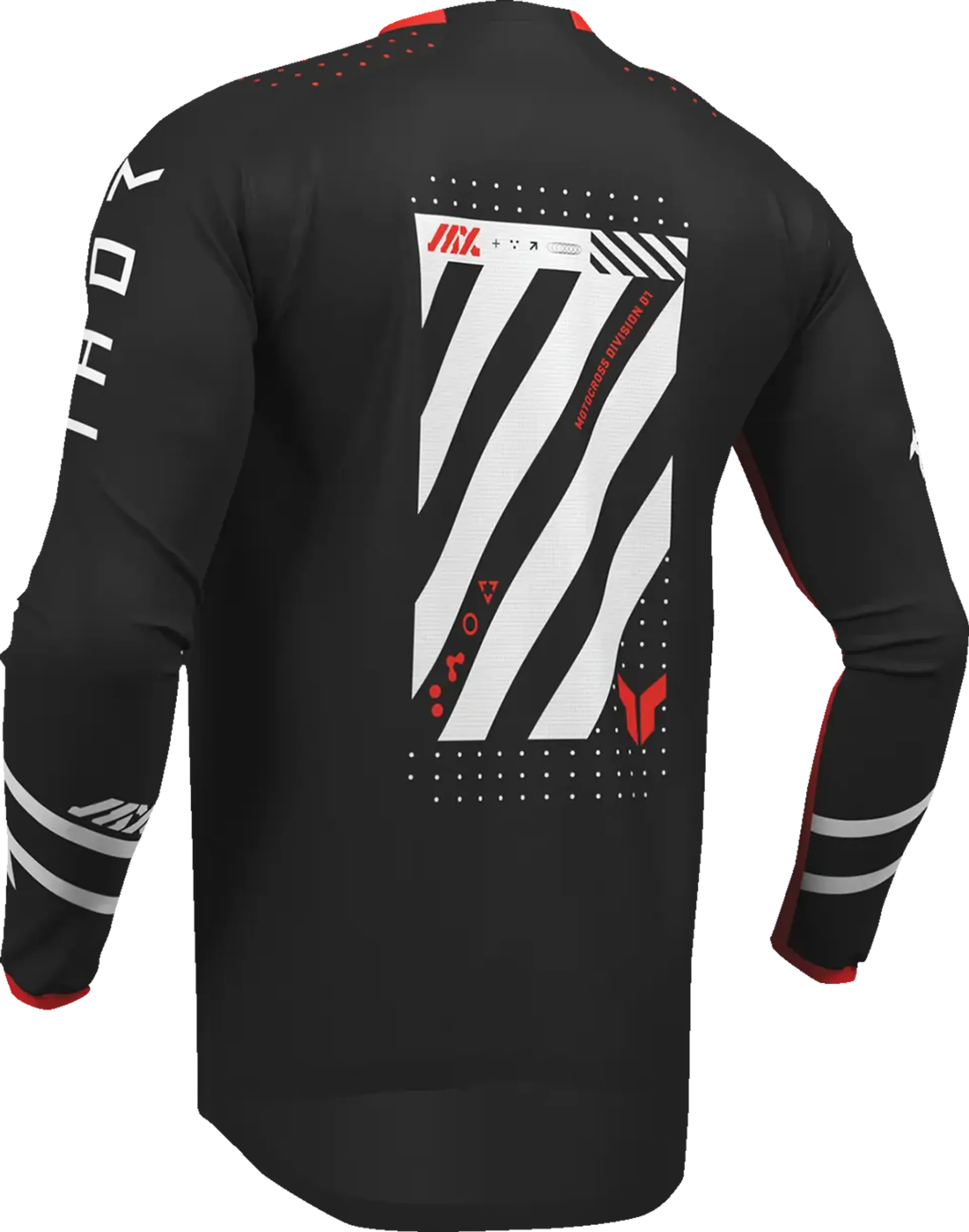 Thor Youth Launchmode Futura Jersey - Sort/Rød - Thor