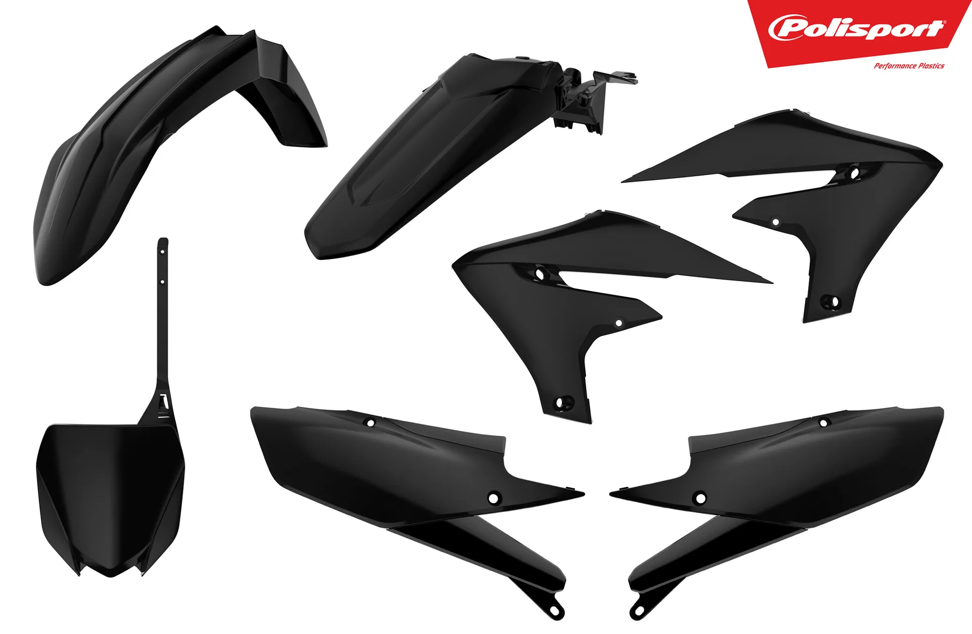 Polisport kit Yamaha YZ450F(18) sort - Polisport - Motocross Parts