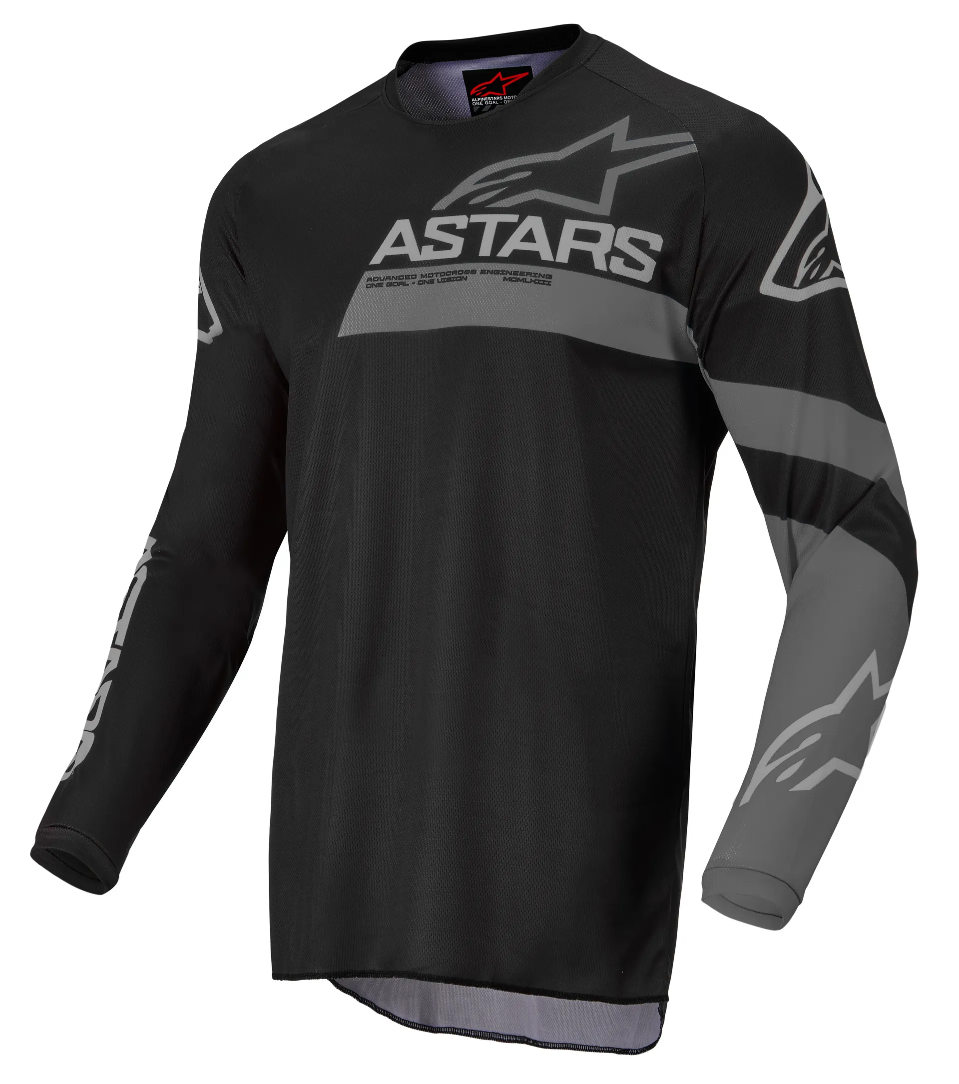 Alpinestars Jersey Racer Junior Grafit Sort/Grå - Alpinestars - Motocross Parts