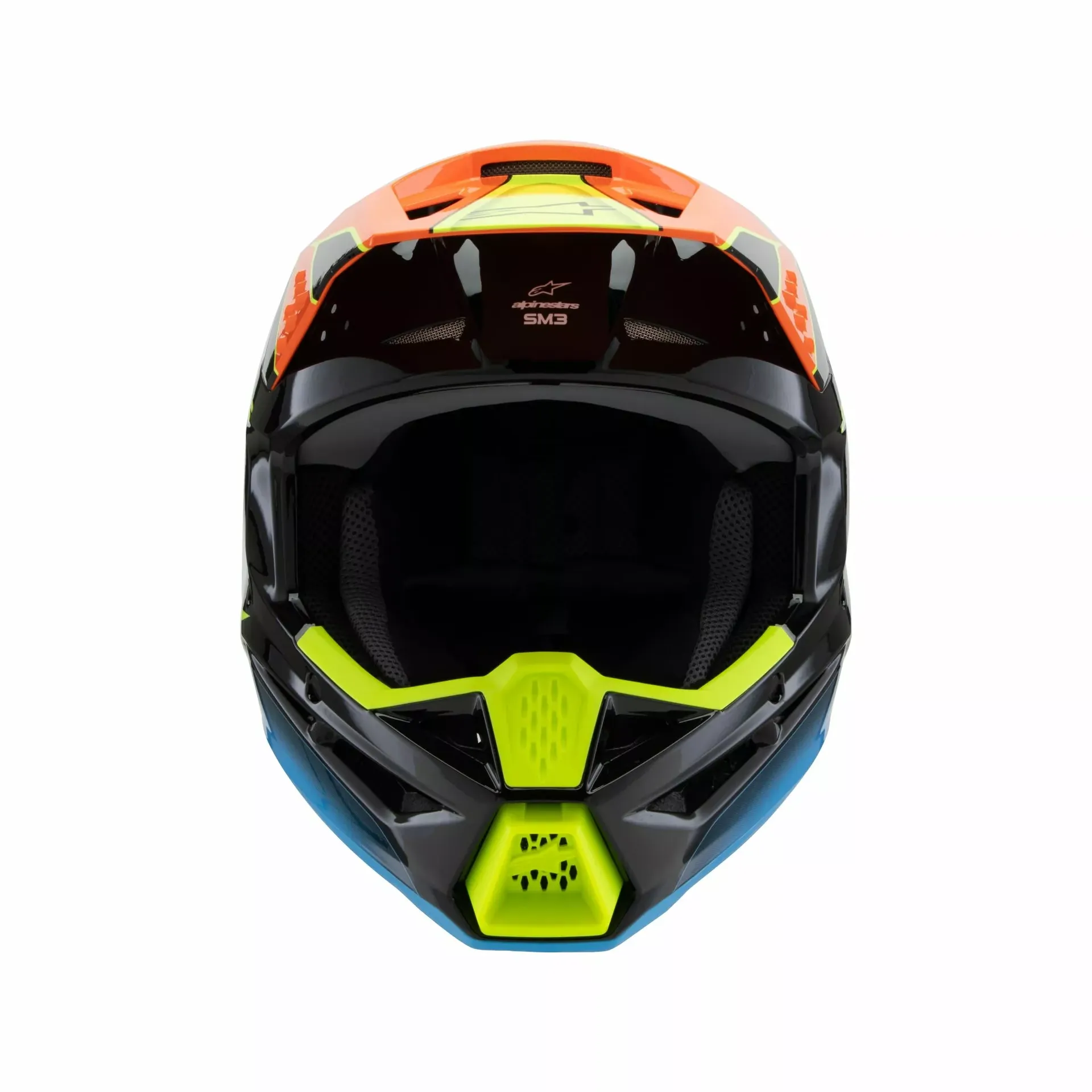 Alpinestars SM3 Børnehjelm - Fray sort/orange/gul - Alpinestars