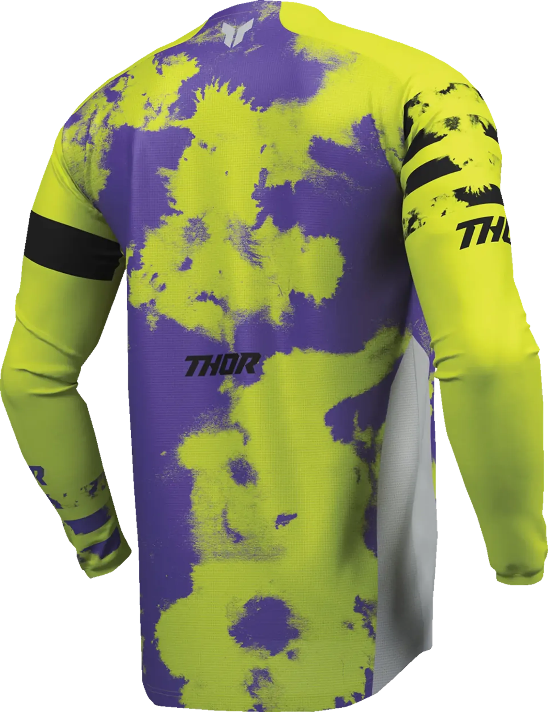 Thor Youth Launchmode Bleach Jersey - Grå/Acid - Thor